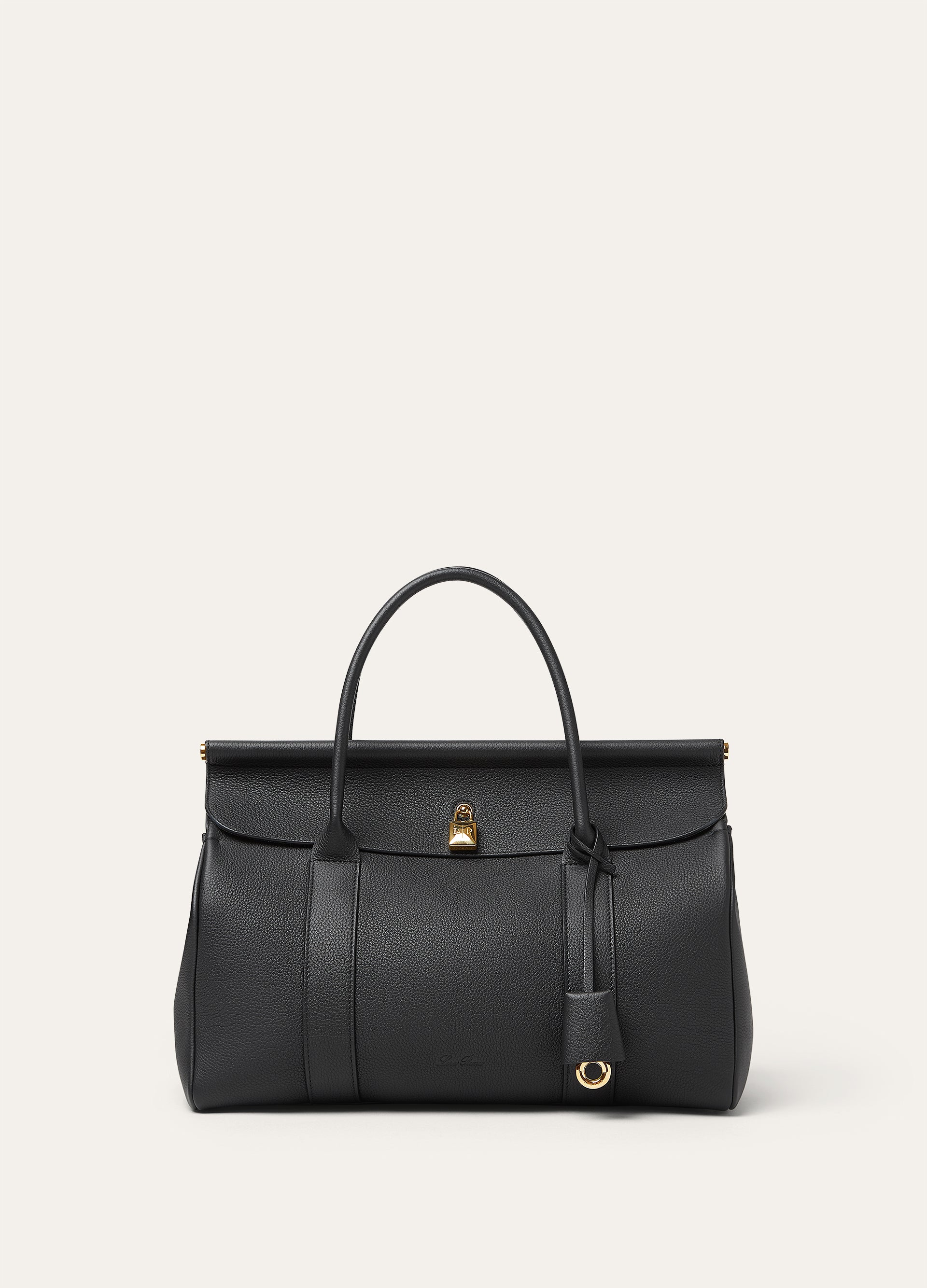 Loom bag van leer | BG_TRANSPARANT | Black
