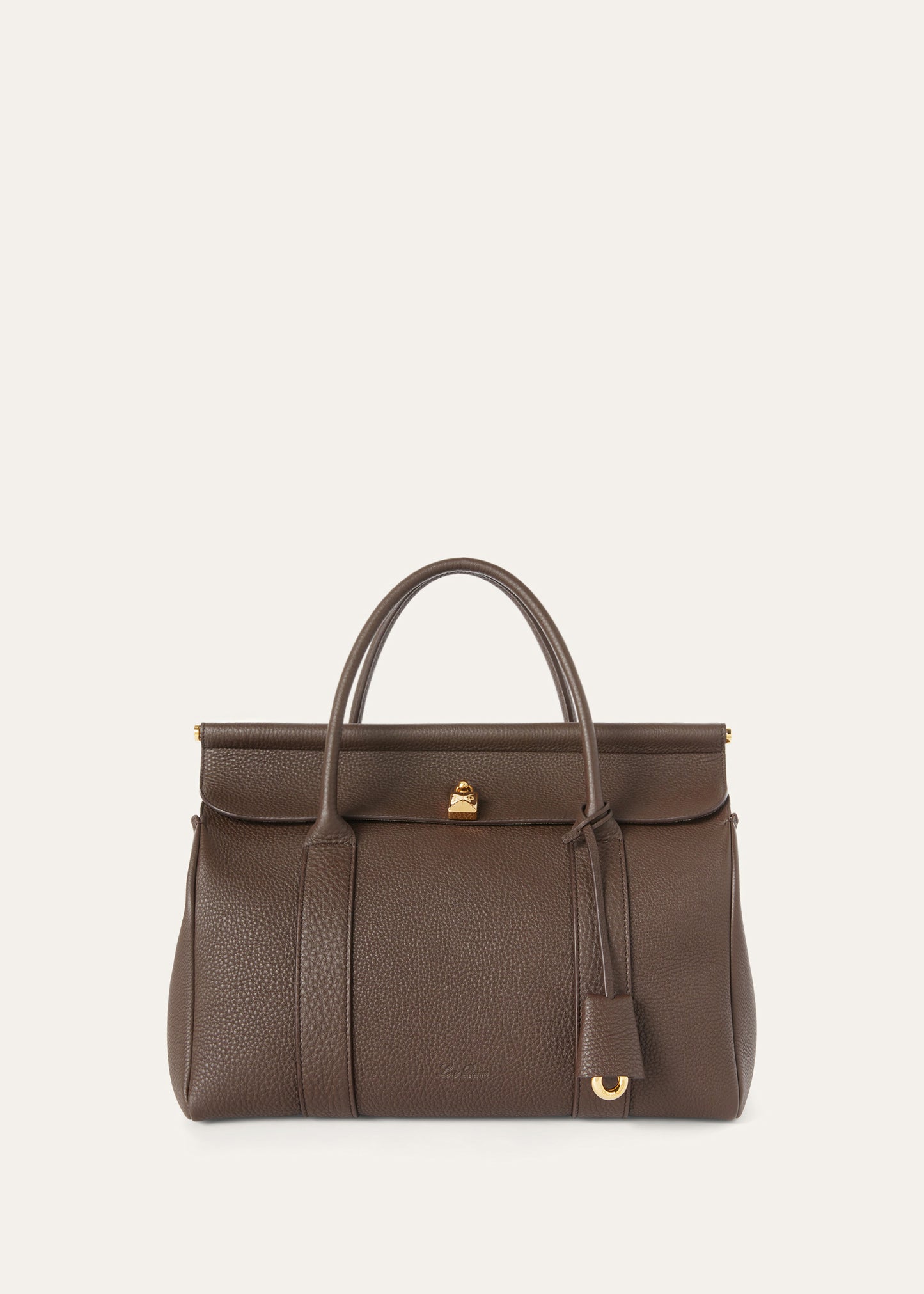 Loom bag van leer | BG_TRANSPARANT | TAUPE