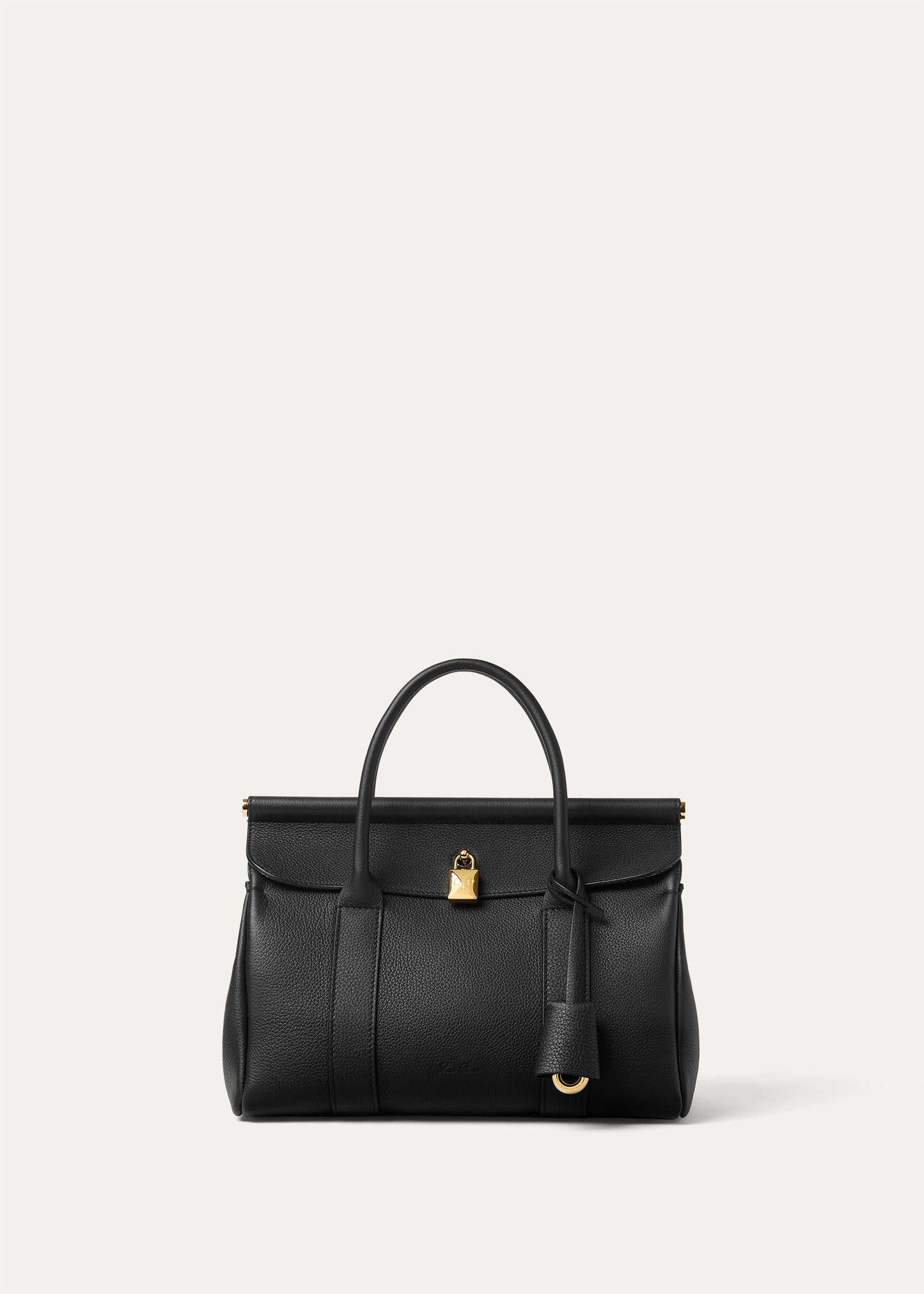 Loom bag van leer | BG_TRANSPRANT| Zwart