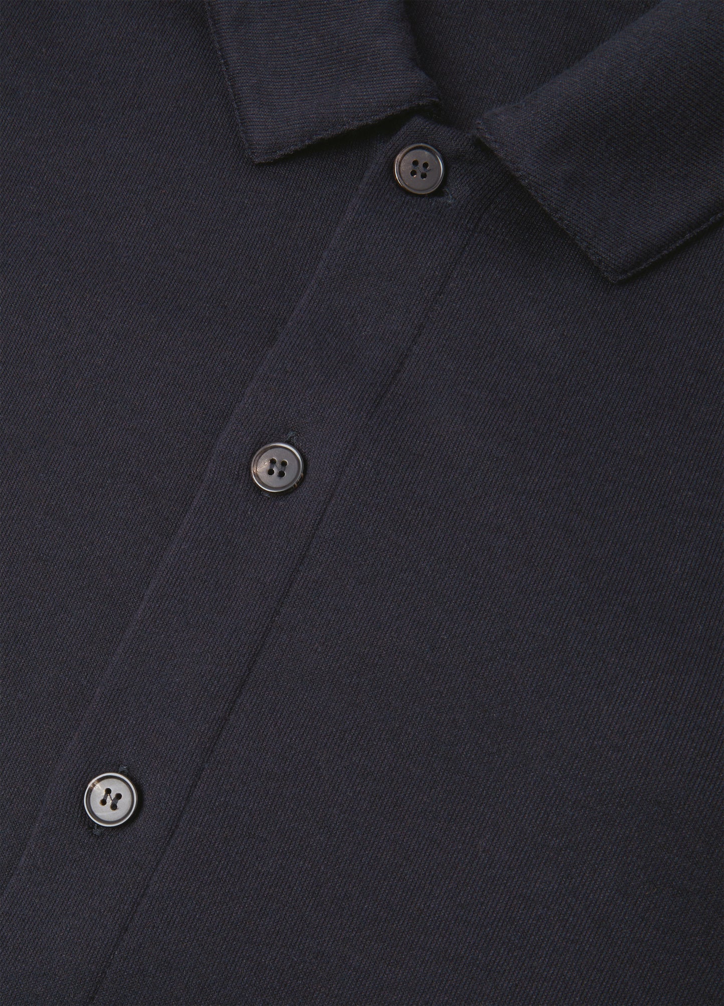 Overshirt van katoen, zijde en cashmere | BG_TRANSPARENT | FULL_WIDTH | BLUE NAVY