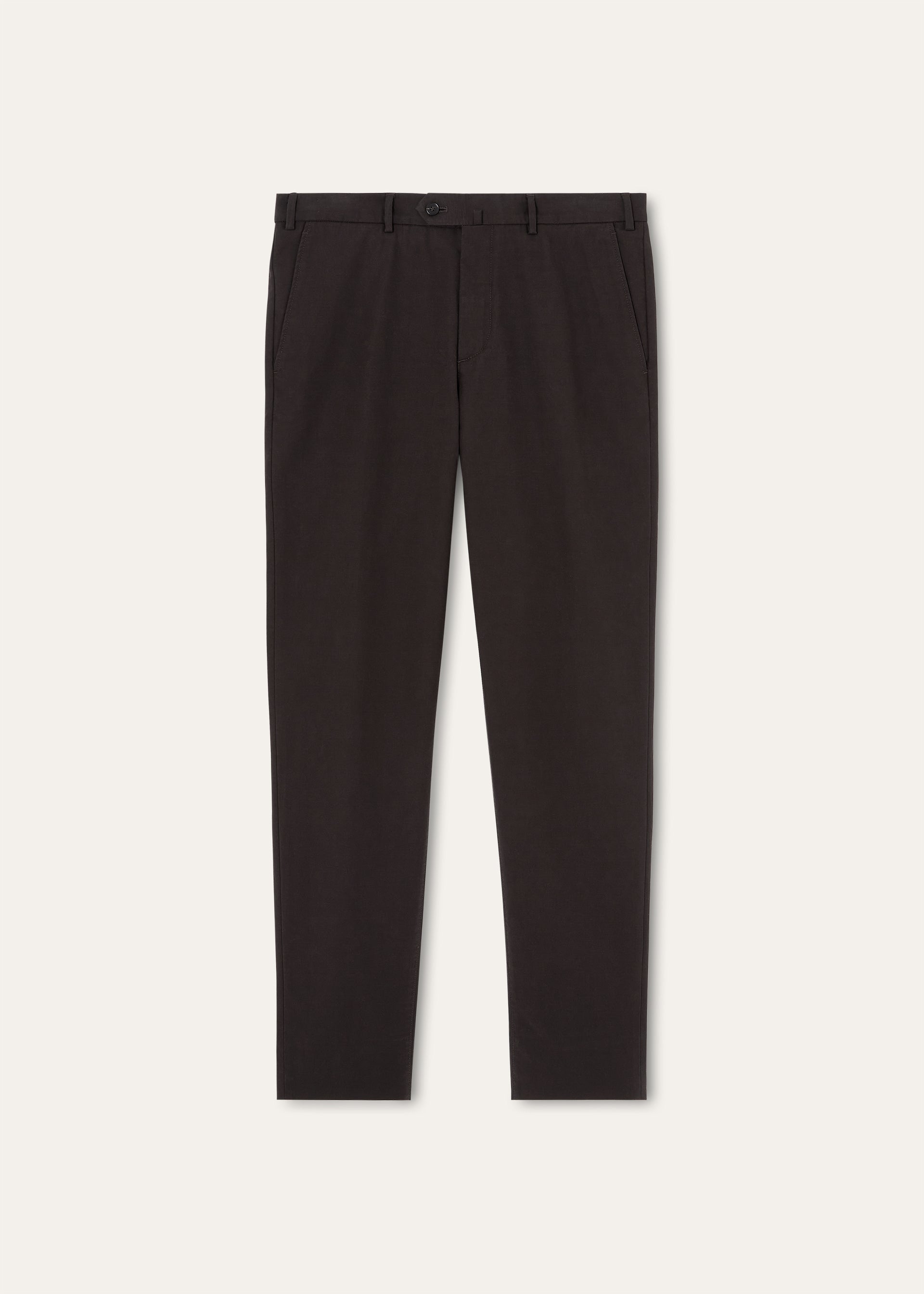 Pantalon van katoen | BG_TRANSPARENT | Bruin