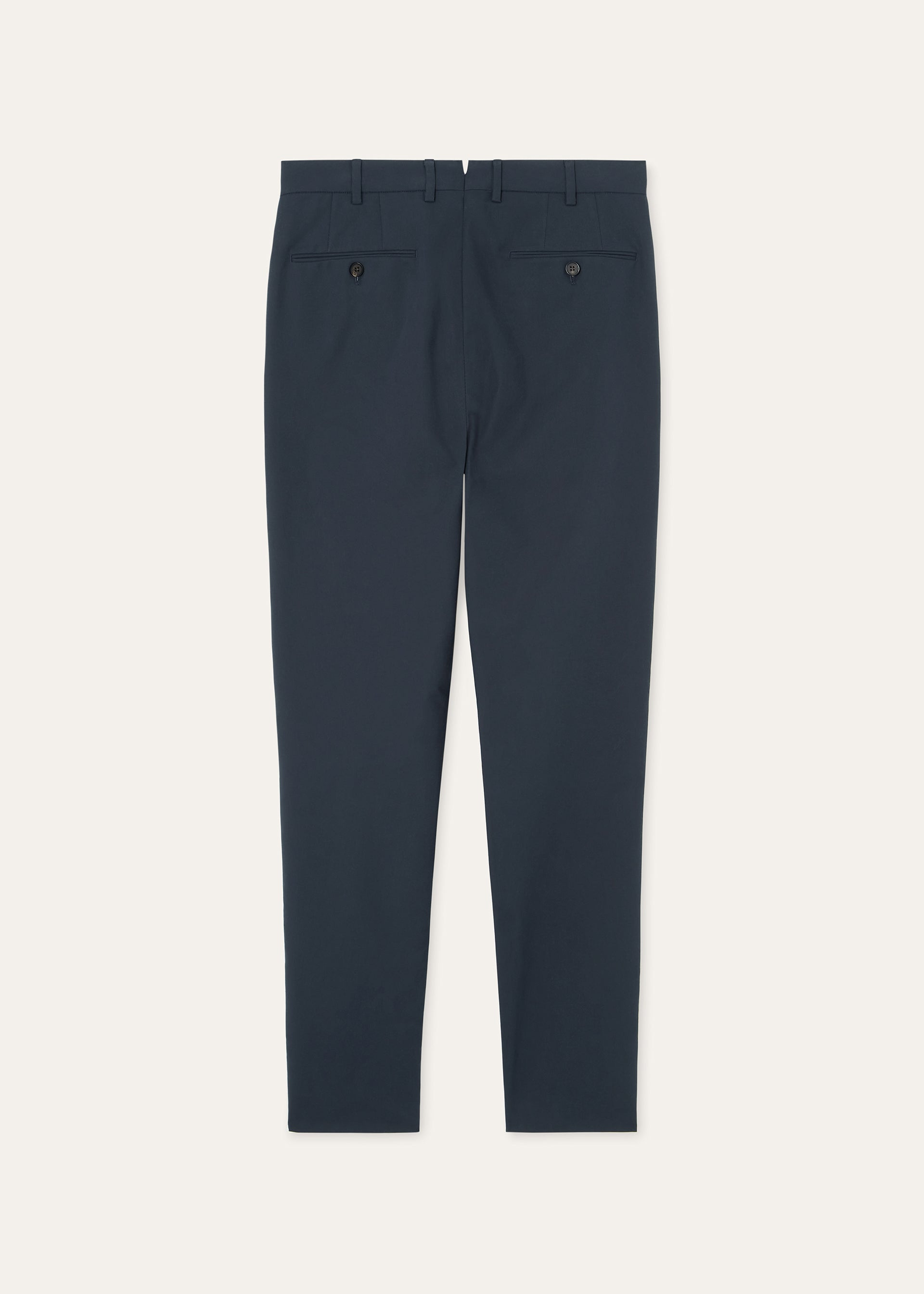 Pantalon van katoen | BG_TRANSPARENT | D.Blauw