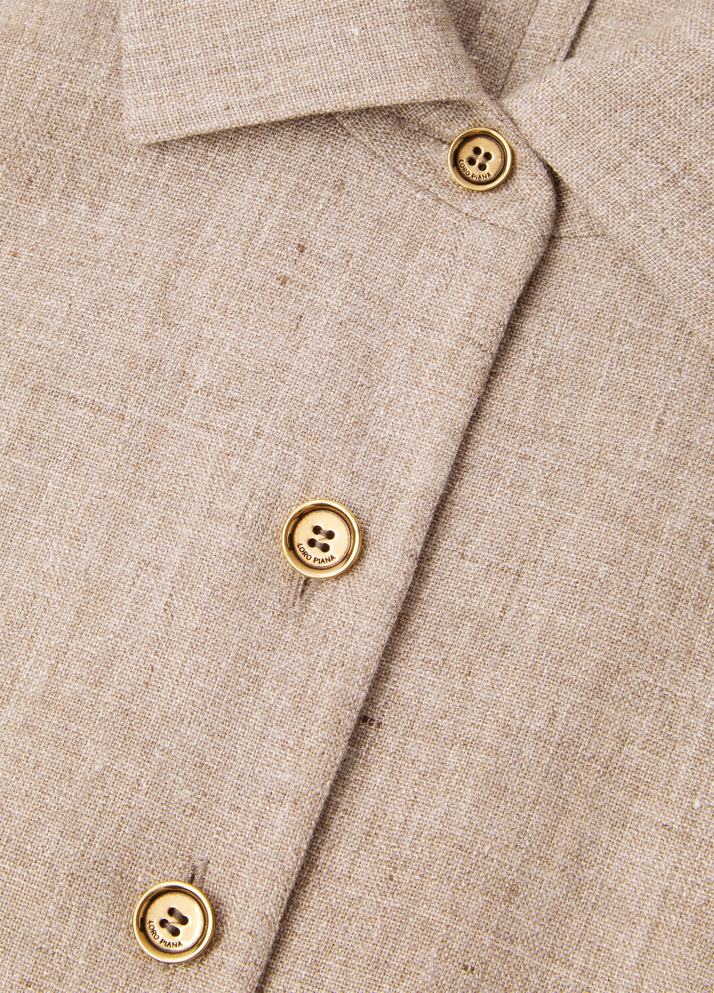 Jurk van linnen en wol | FULL_WIDTH | TAUPE