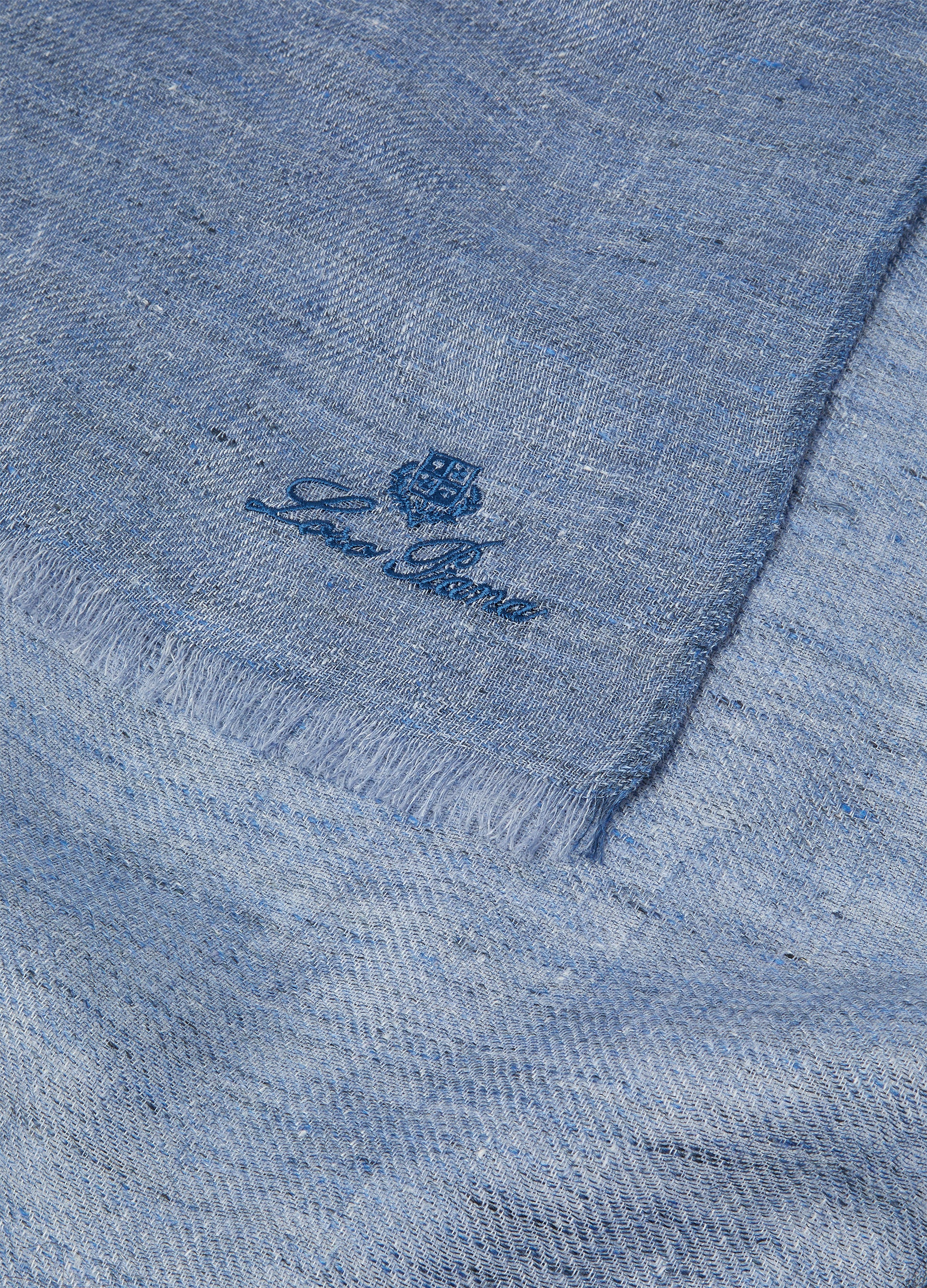 Alisei Sjaal van linnen | BG_TRANSPARENT | FULL_WIDTH | Blauw