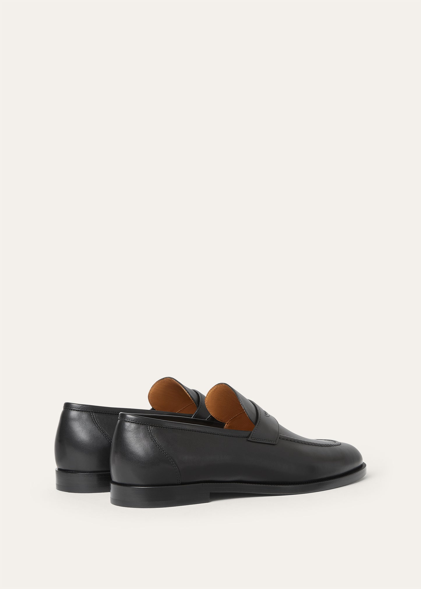 Sergio loafers van leer | BG_TRANSPARENT | Zwart