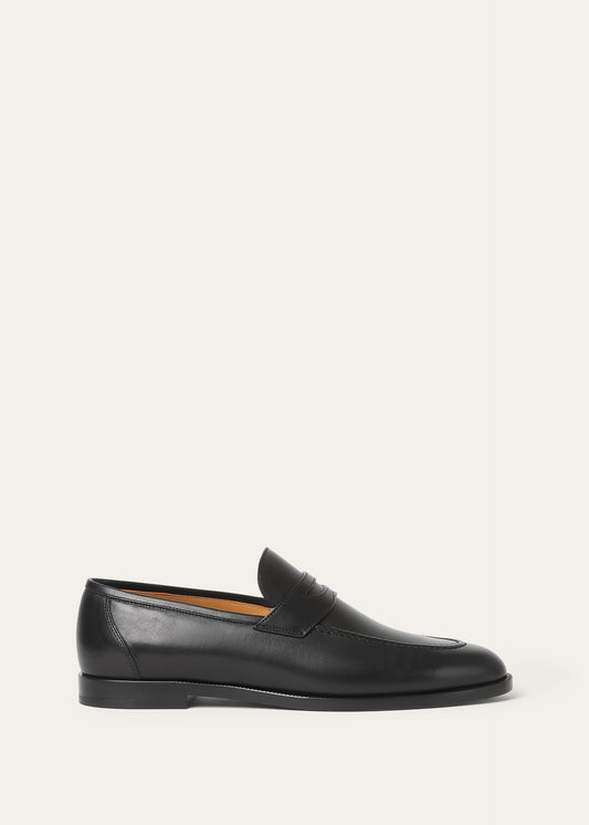 Sergio loafers van leer | BG_TRANSPARENT | Zwart