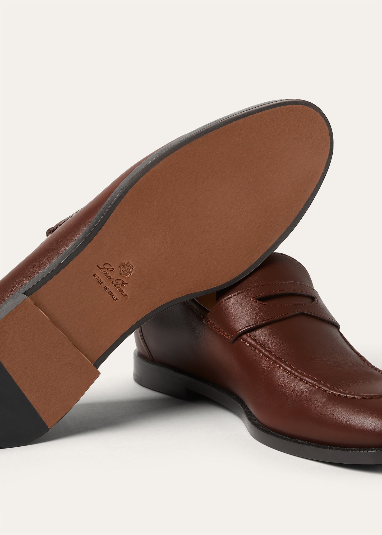 Sergio loafers van leer | BG_TRANSPARENT | Bruin
