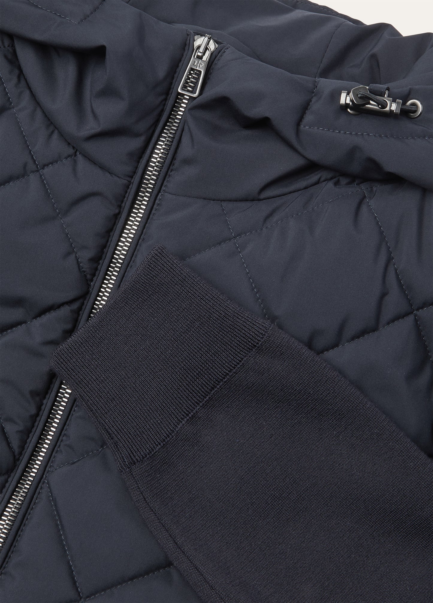 Ampay bomber met capuchon | BG_TRANSPARENT | FULL_WIDTH | BLUE NAVY