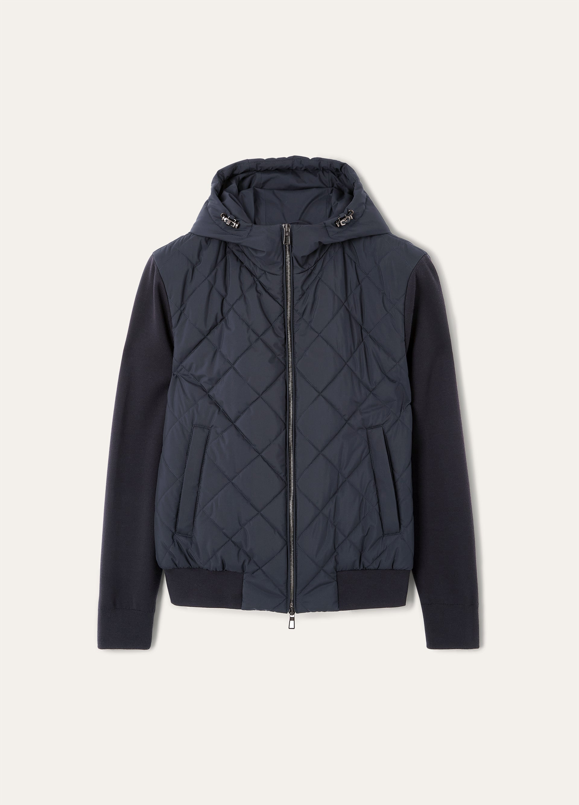 Ampay bomber met capuchon | BG_TRANSPARENT | BLUE NAVY