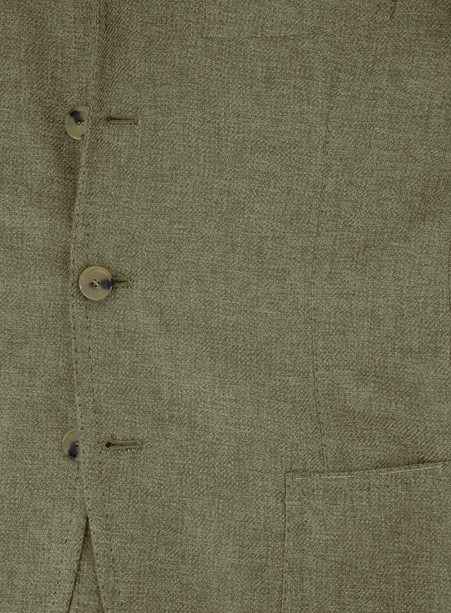 Handgemaakt jasje van cashmere | FULL_WIDTH | Groen