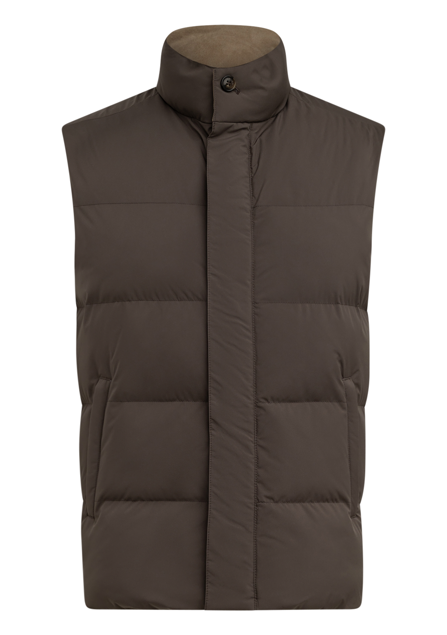 Gewatteerde bodywarmer | TAUPE