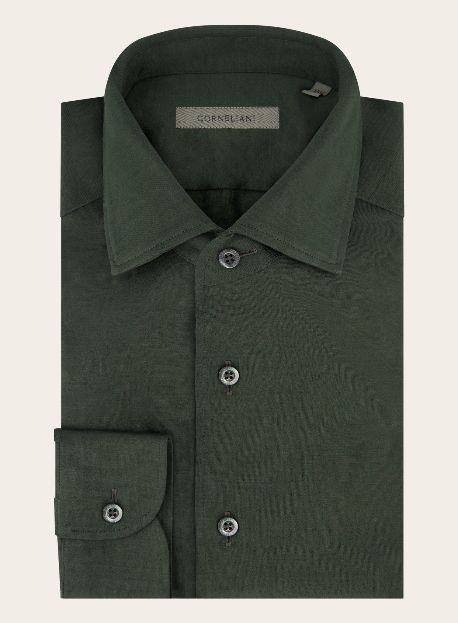 Shirt van katoen | D.Groen