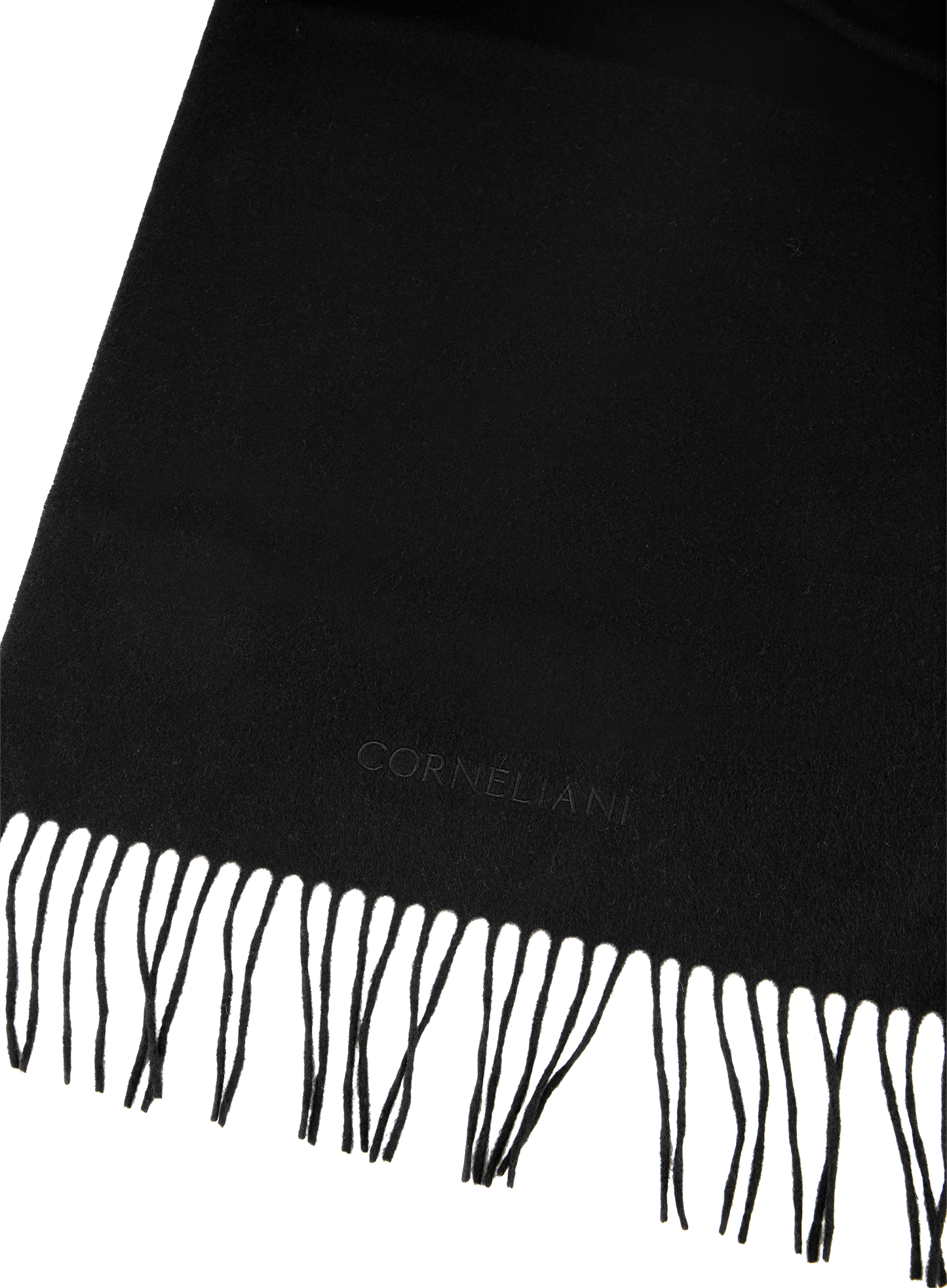 Shawl van cashmere | Zwart