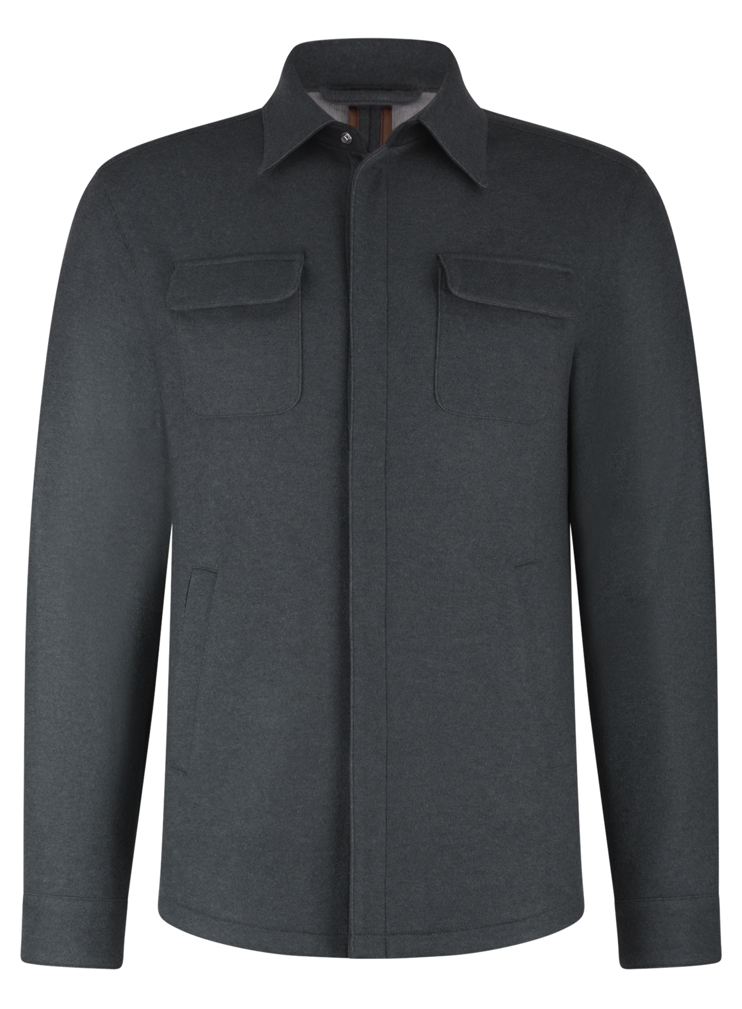 Overshirt van cashmere | M.Grijs