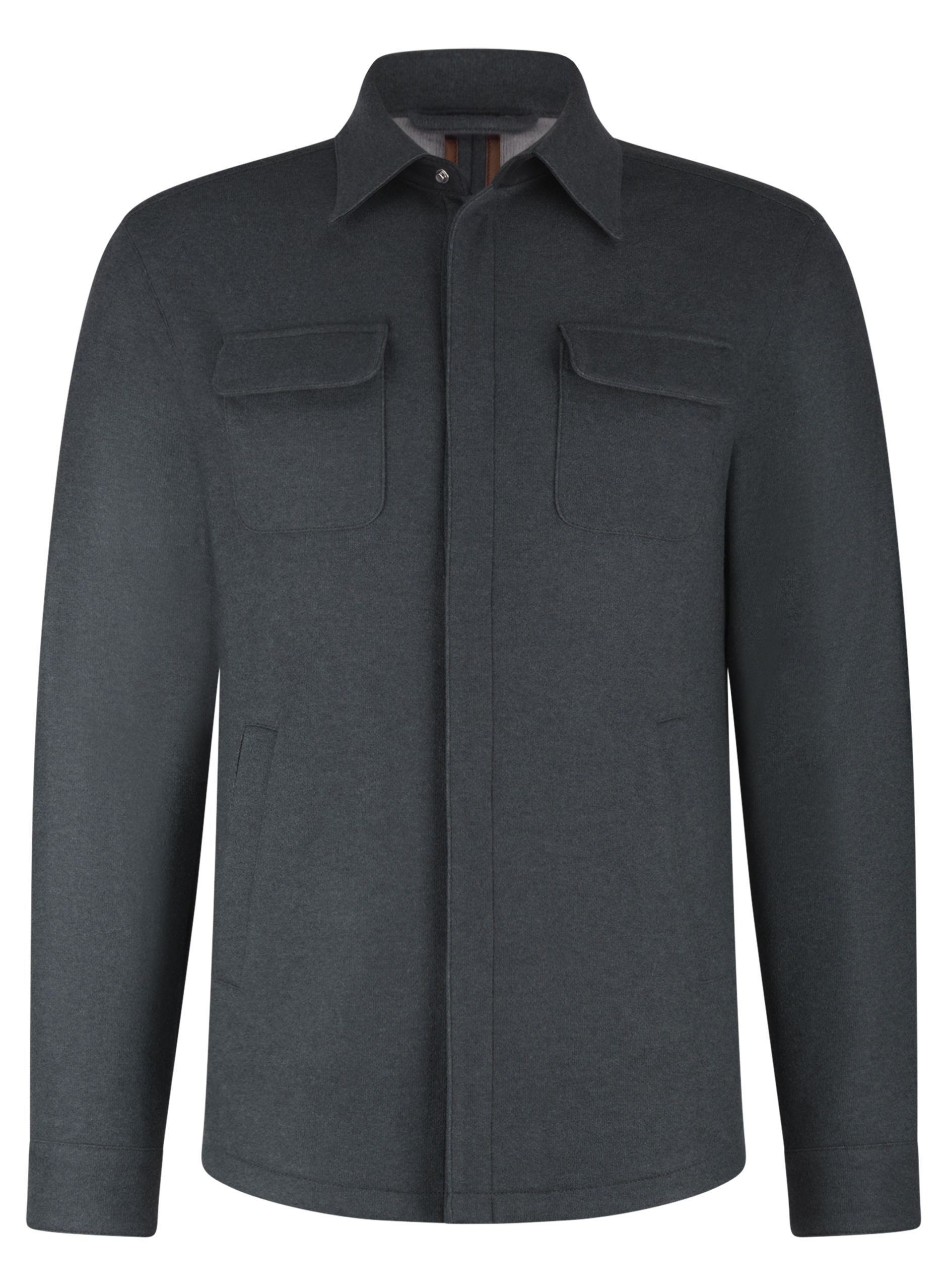 Overshirt van cashmere | M.Grijs