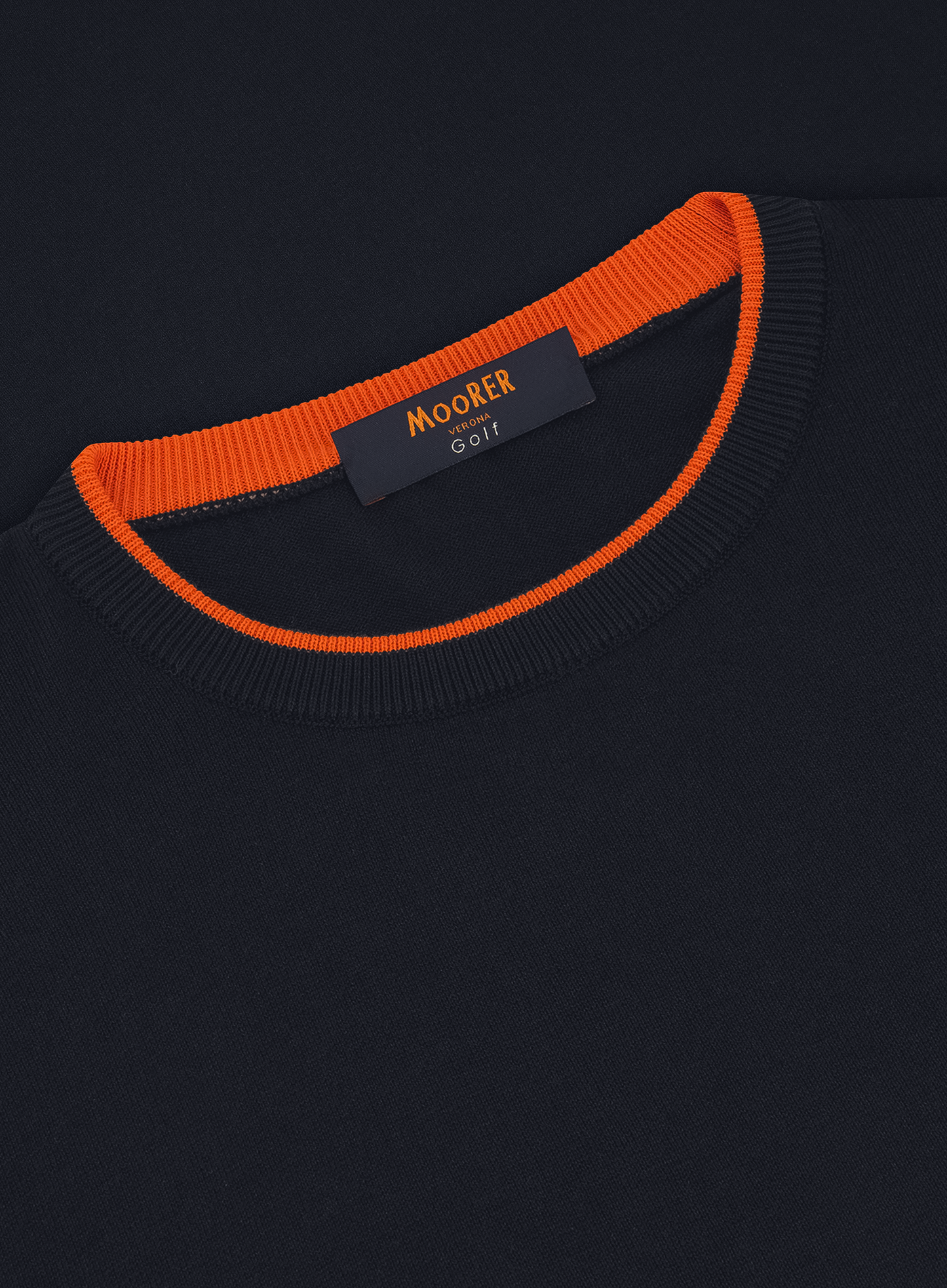 Crewneck van katoen en zijde | FULL_WIDTH | BLUE NAVY