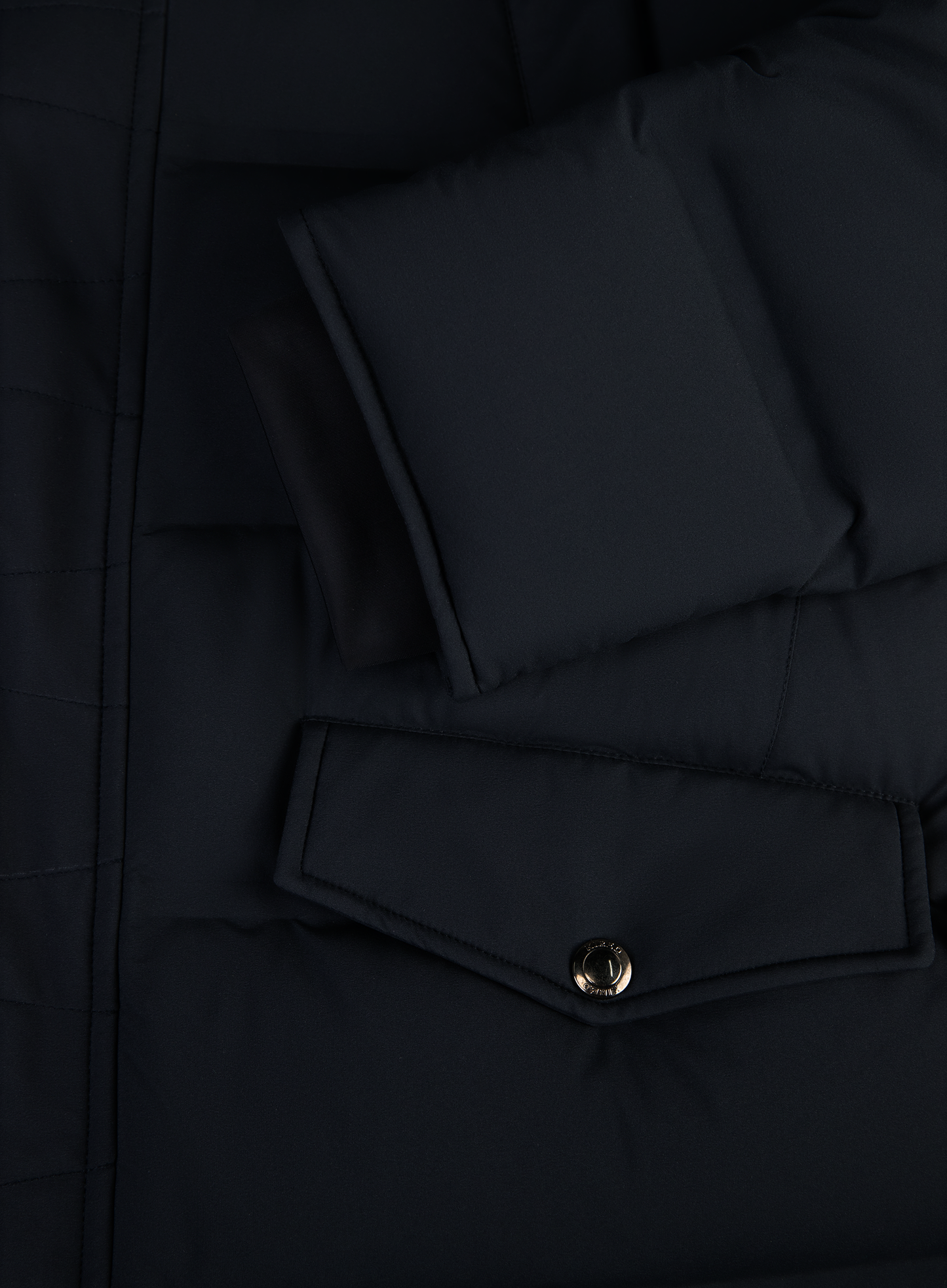 Gewatteerde jas met capuchon | FULL_WIDTH | BLUE NAVY