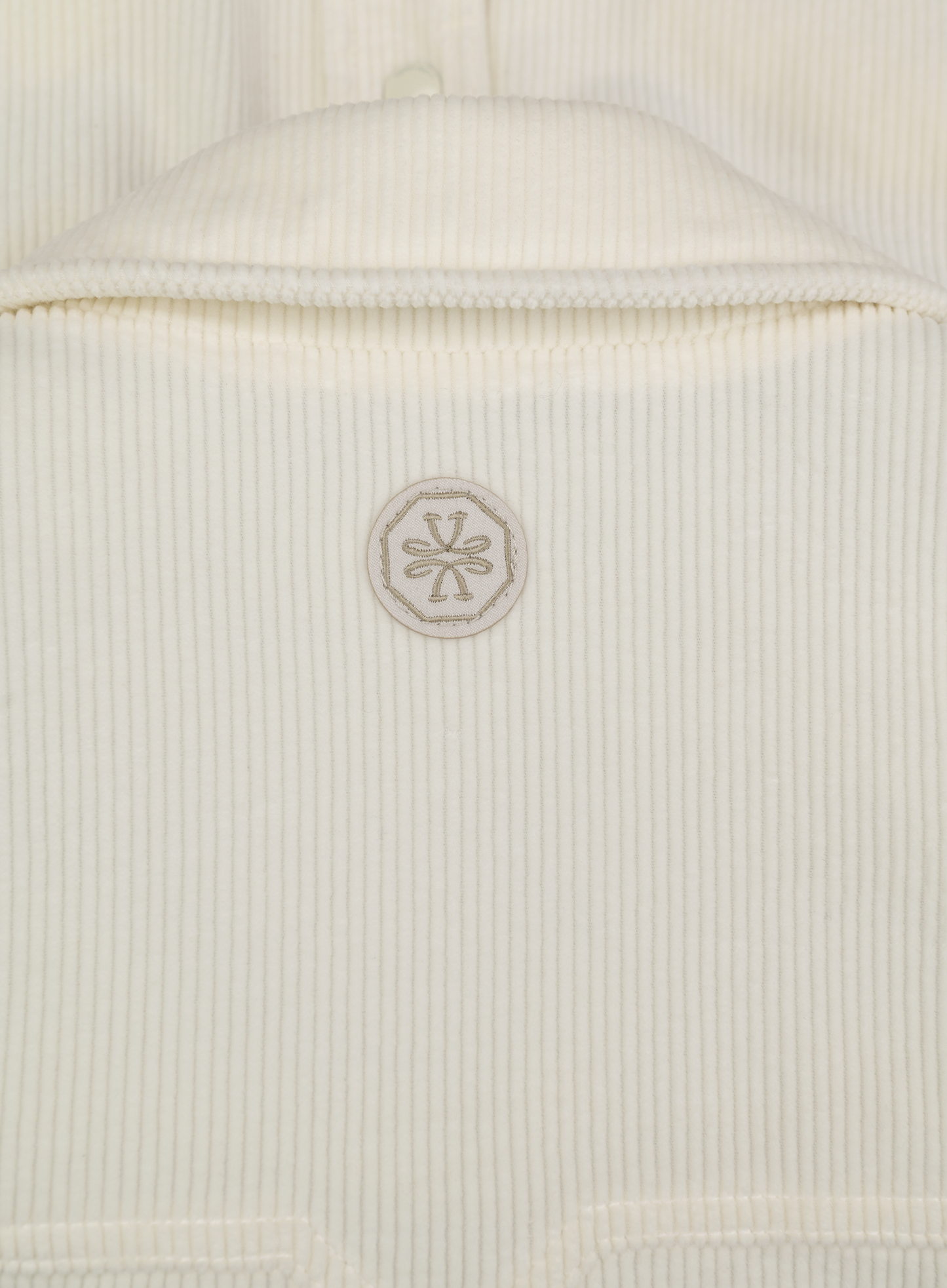 Corduroy jack van katoen en cashmere | FULL_WIDTH | Wit