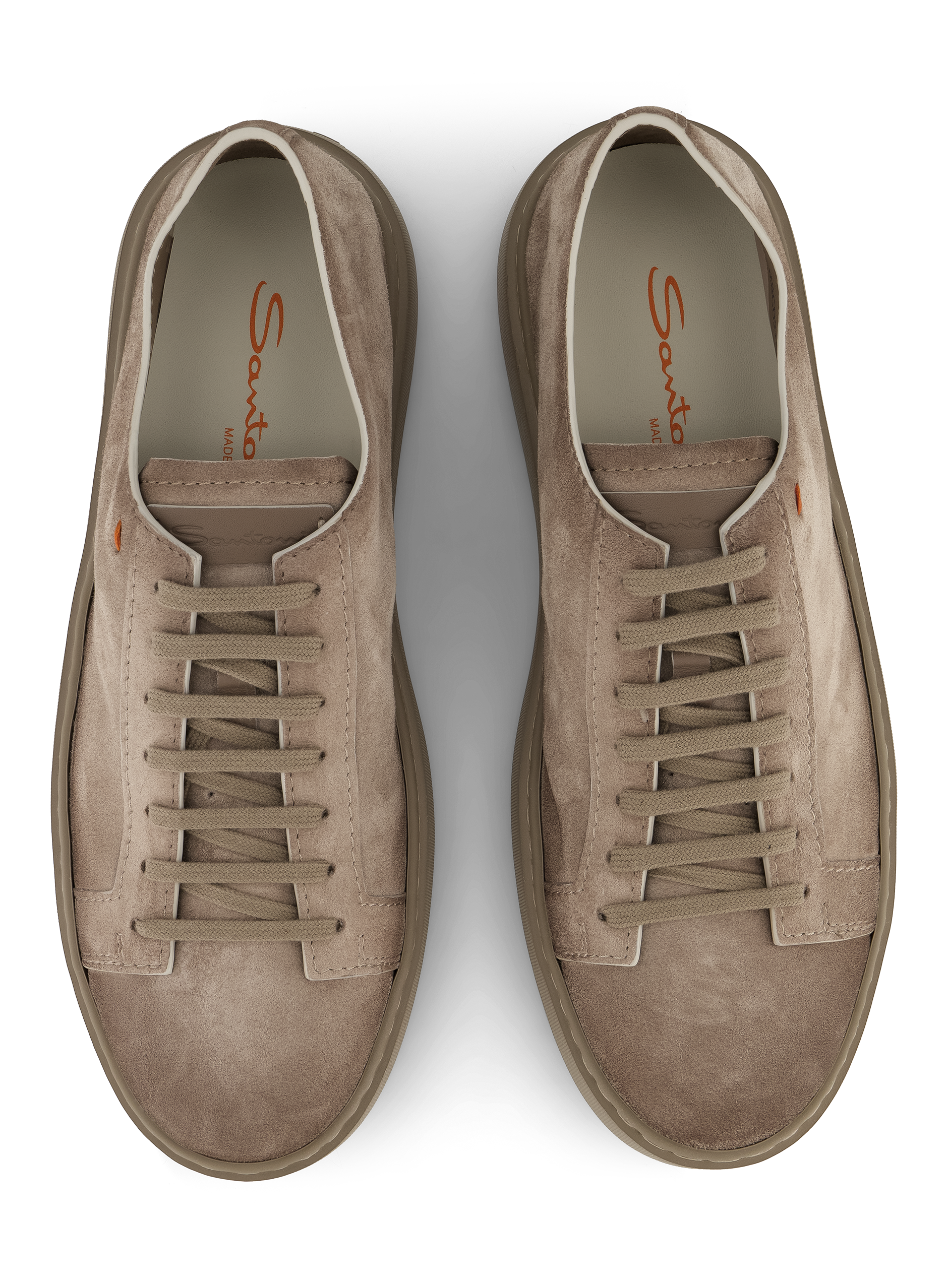 Sneakers van suède | TAUPE