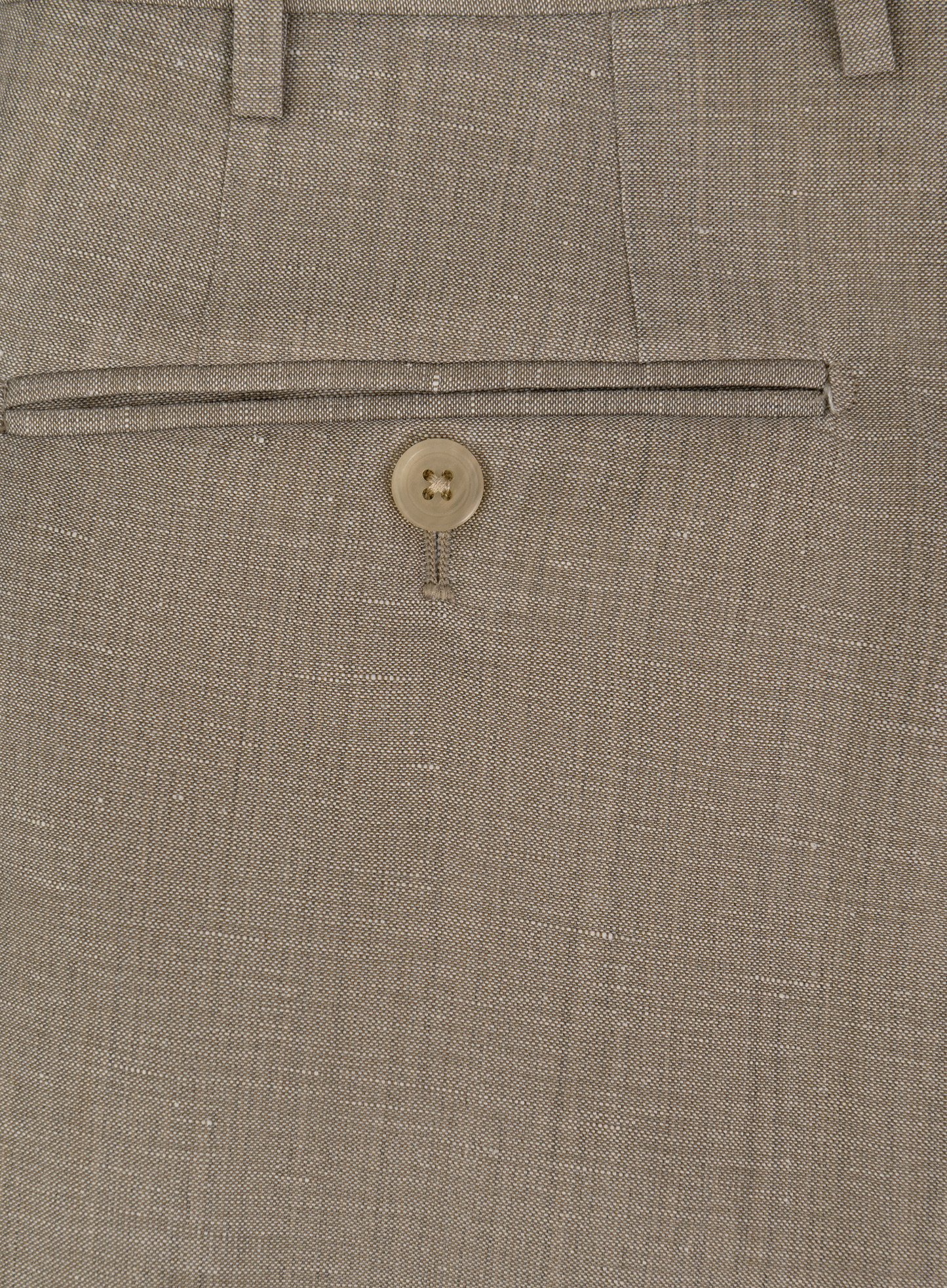 Driedelig pak van virgin wol en linnen | FULL_WIDTH | Beige