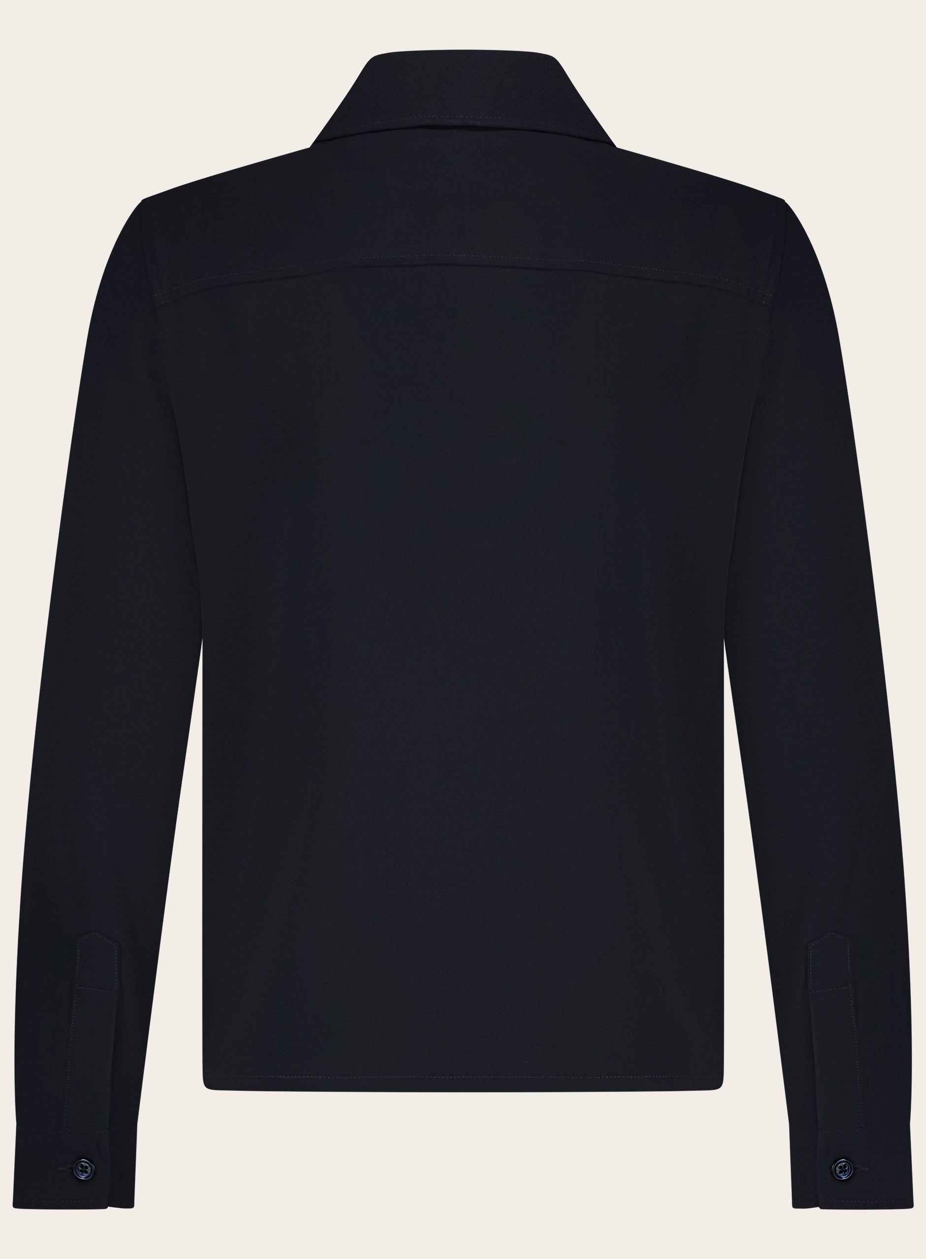 Overshirt van wol | BLUE NAVY