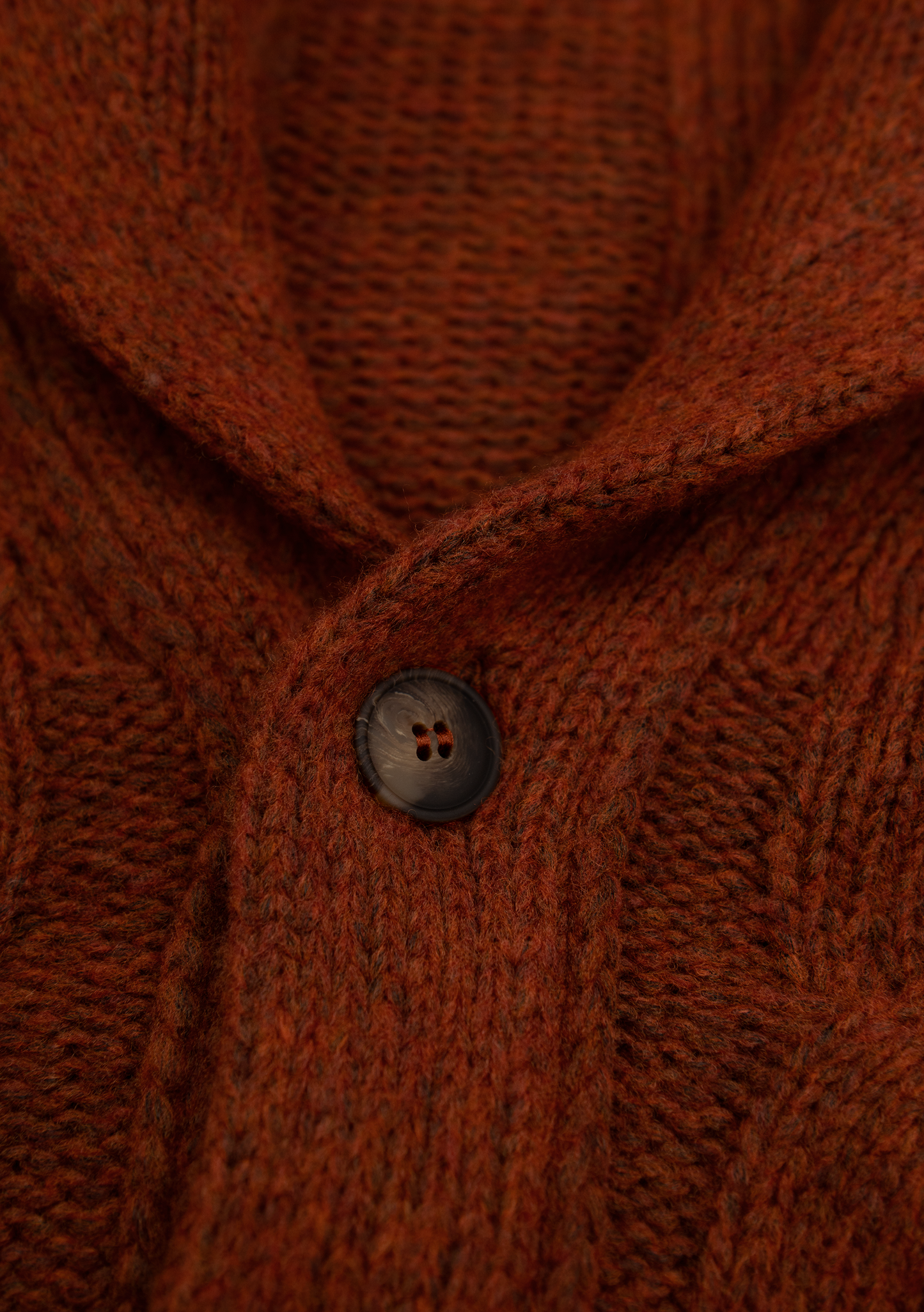 Cardigan van virgin wol | FULL_WIDTH | Roest