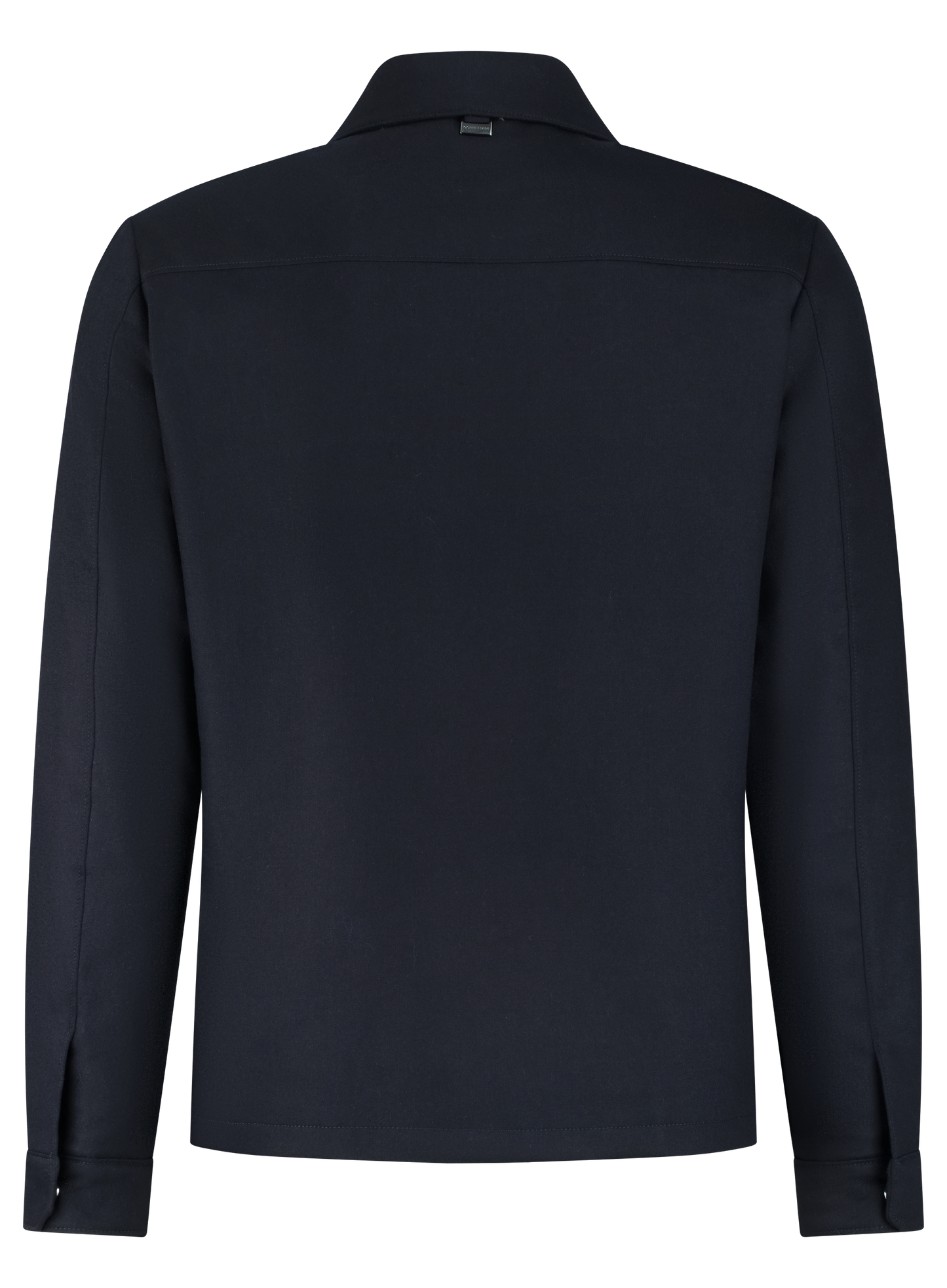 Overshirt van wol en cashmere | BLUE NAVY
