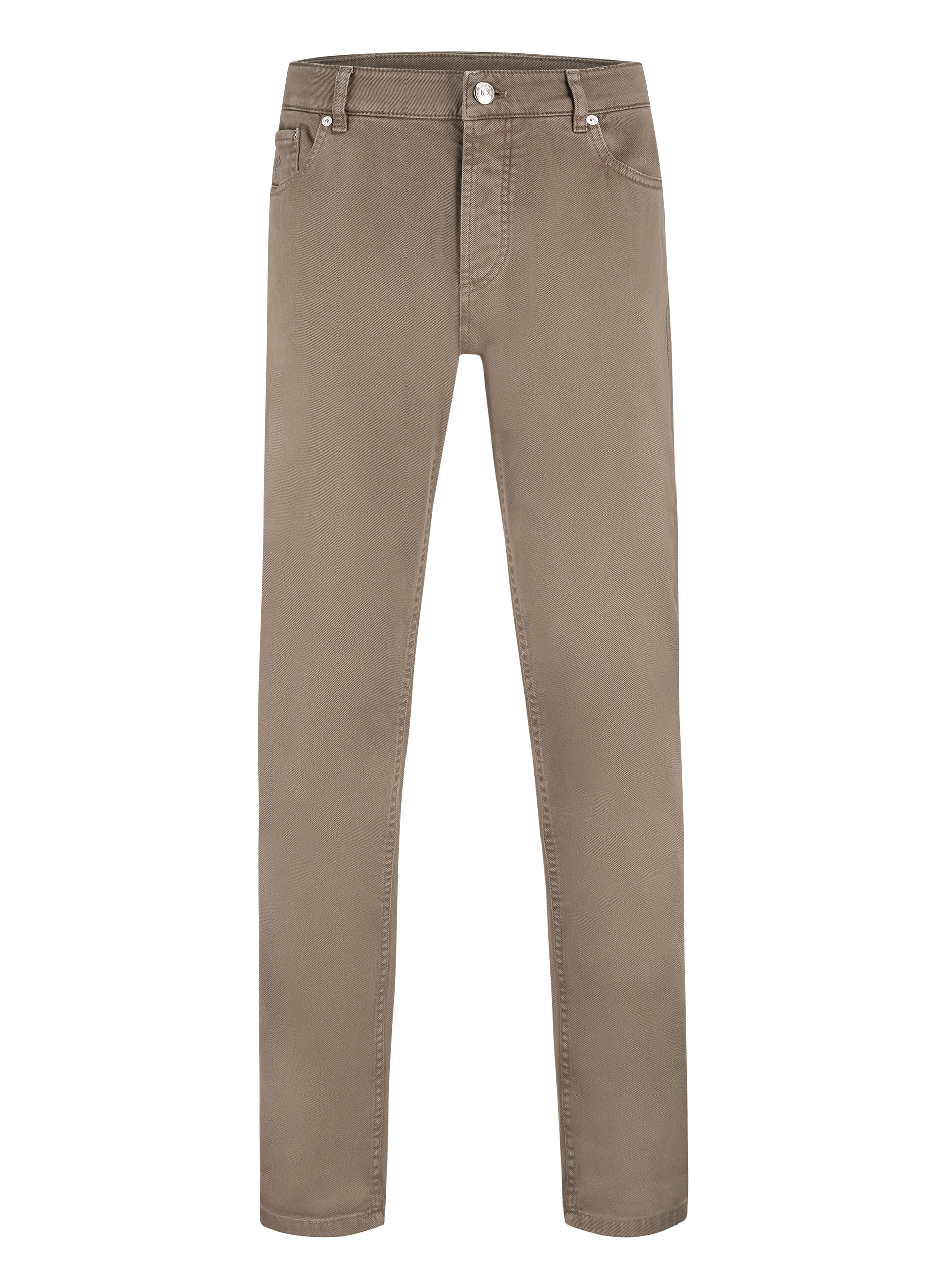 Pantalon van katoen | TAUPE