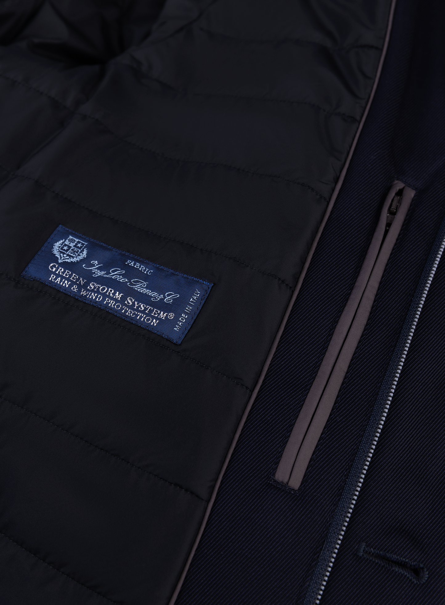 Jas van virgin wol | FULL_WIDTH | BLUE NAVY