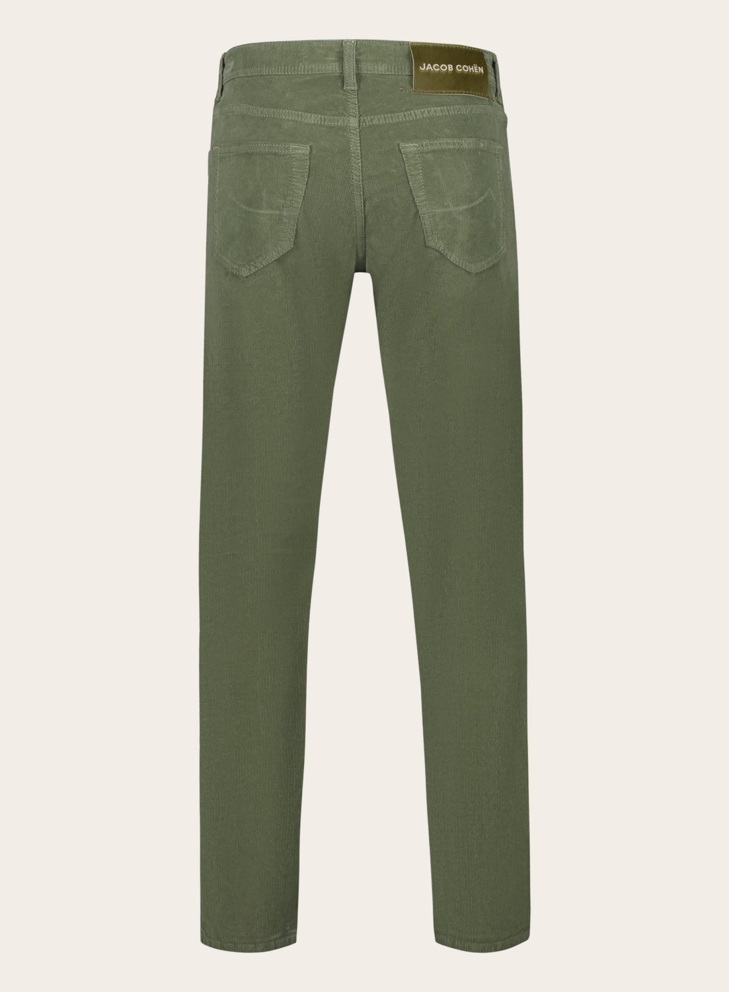 Nick Slim-fit Geribde Jeans | Groen
