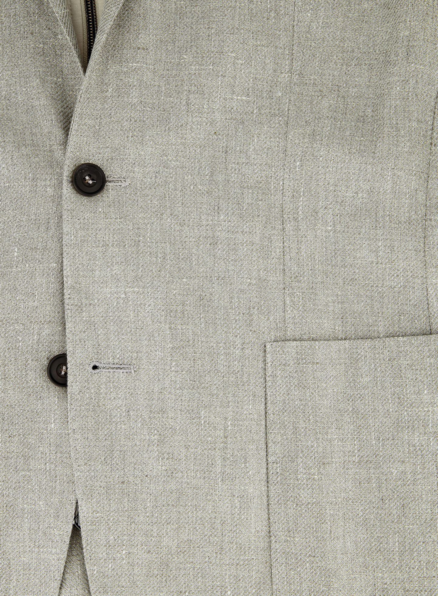 Jasje met uitneembare kraag van wol | FULL_WIDTH | GRIJS-BEIGE
