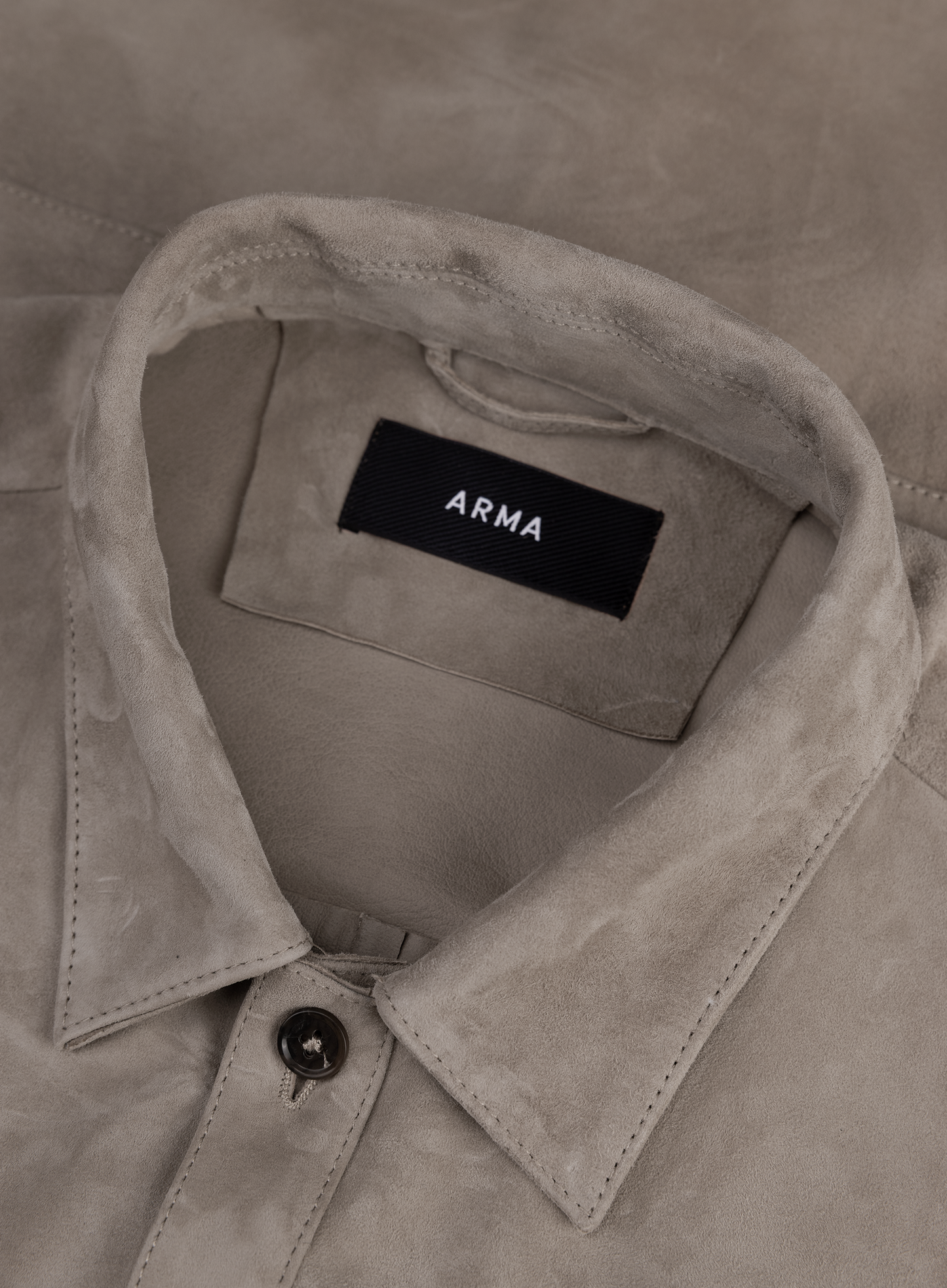 Dex overshirt van suėde | FULL_WIDTH | Beige