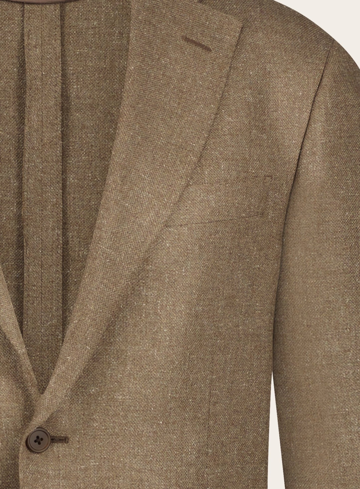 Jasje van wol en zijden | Bruin