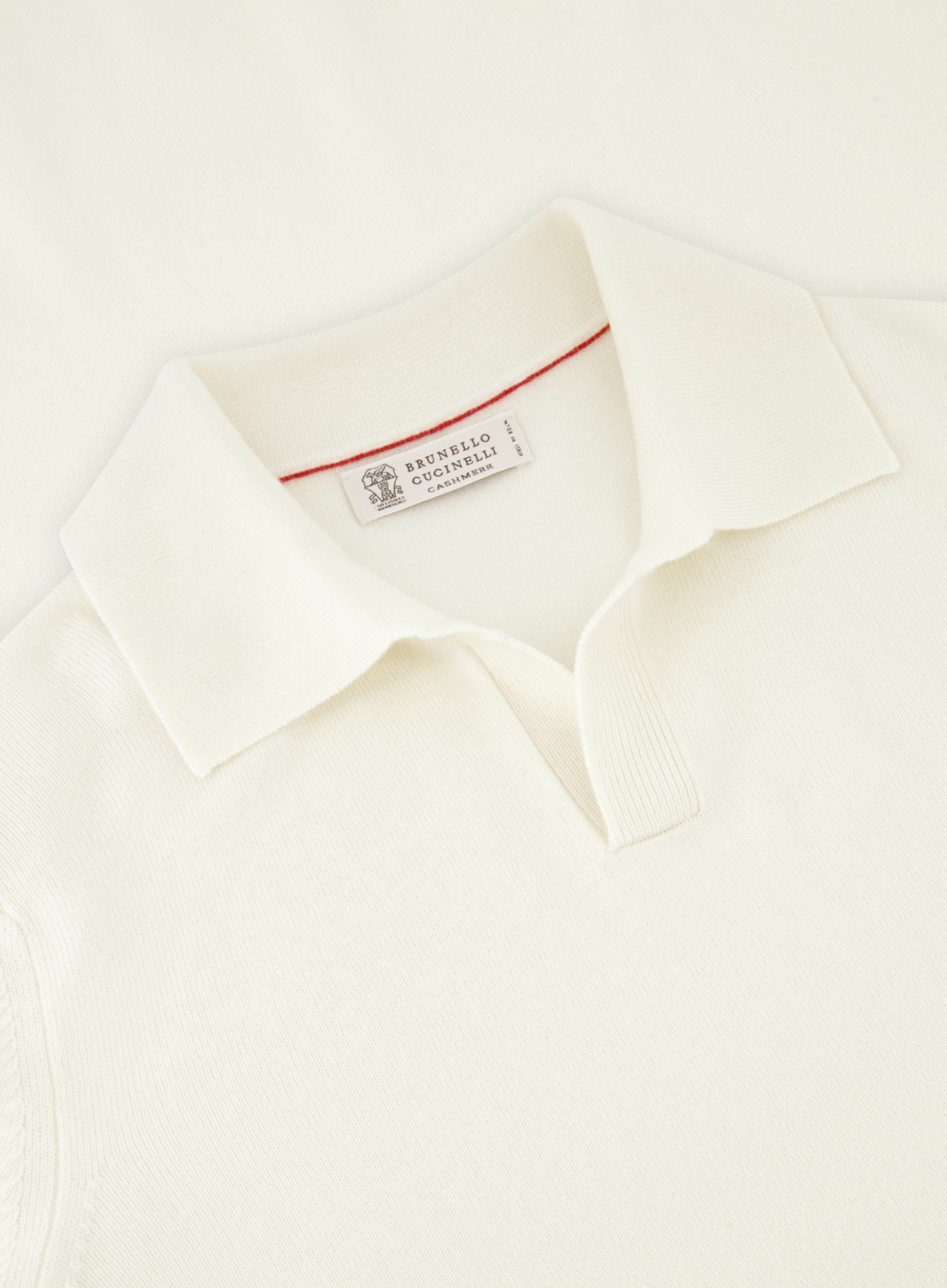 Buttonless polo van cashmere | FULL_WIDTH | ROOM-WIT