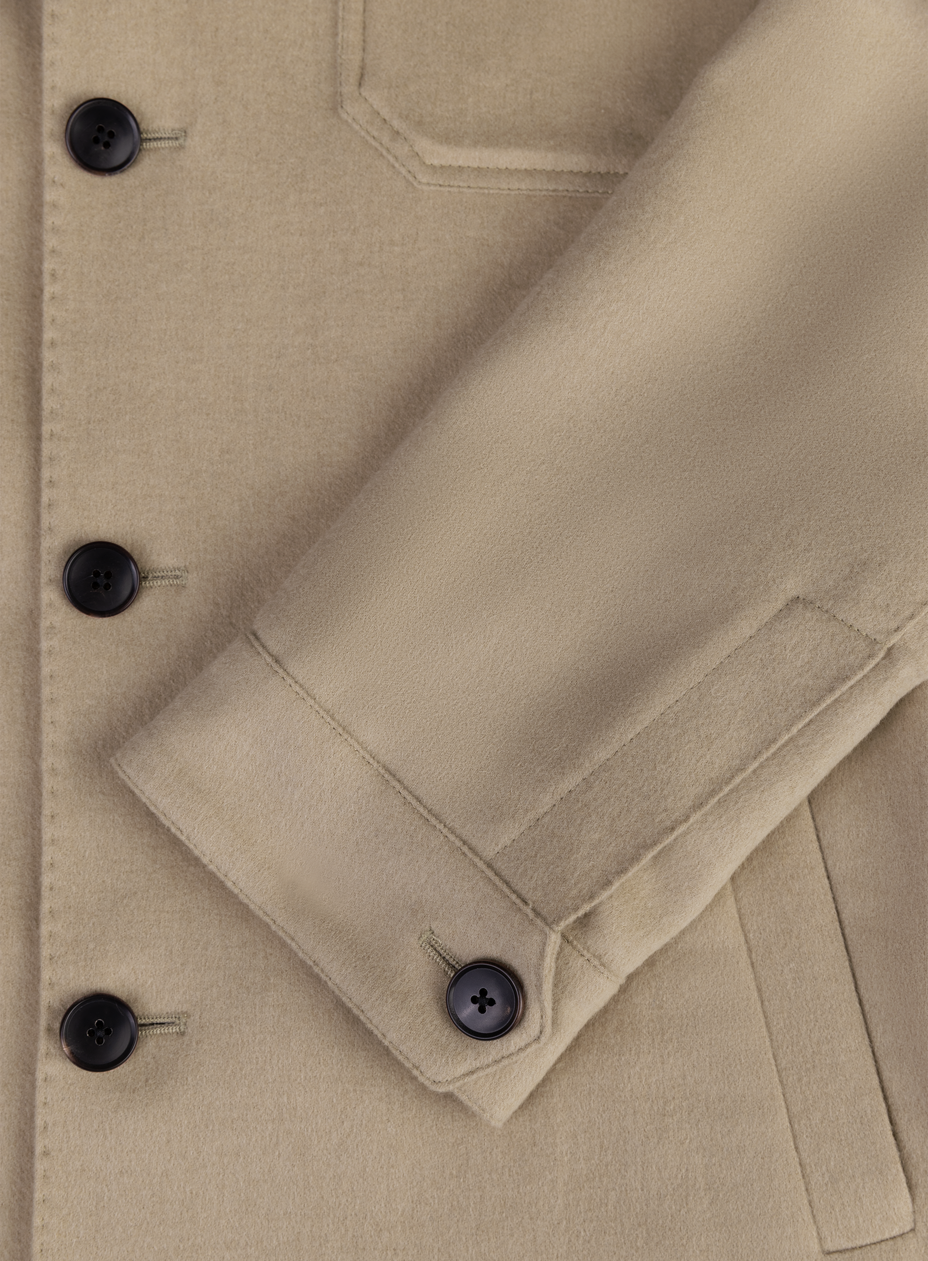 Overshirt van kameelhaar | FULL_WIDTH | Beige