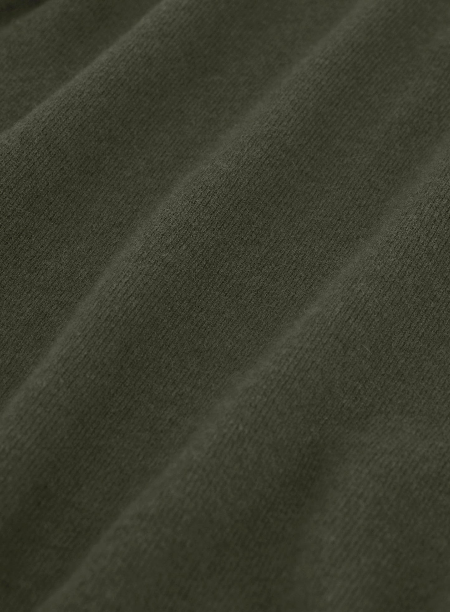 Half-zip van wol en cashmere | Groen