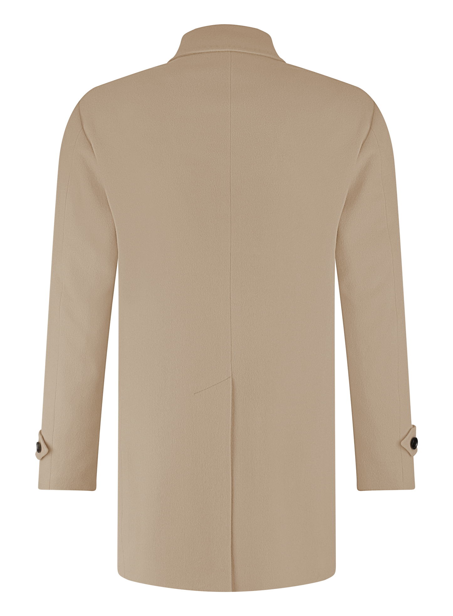 Mantel van virgin wol | Beige
