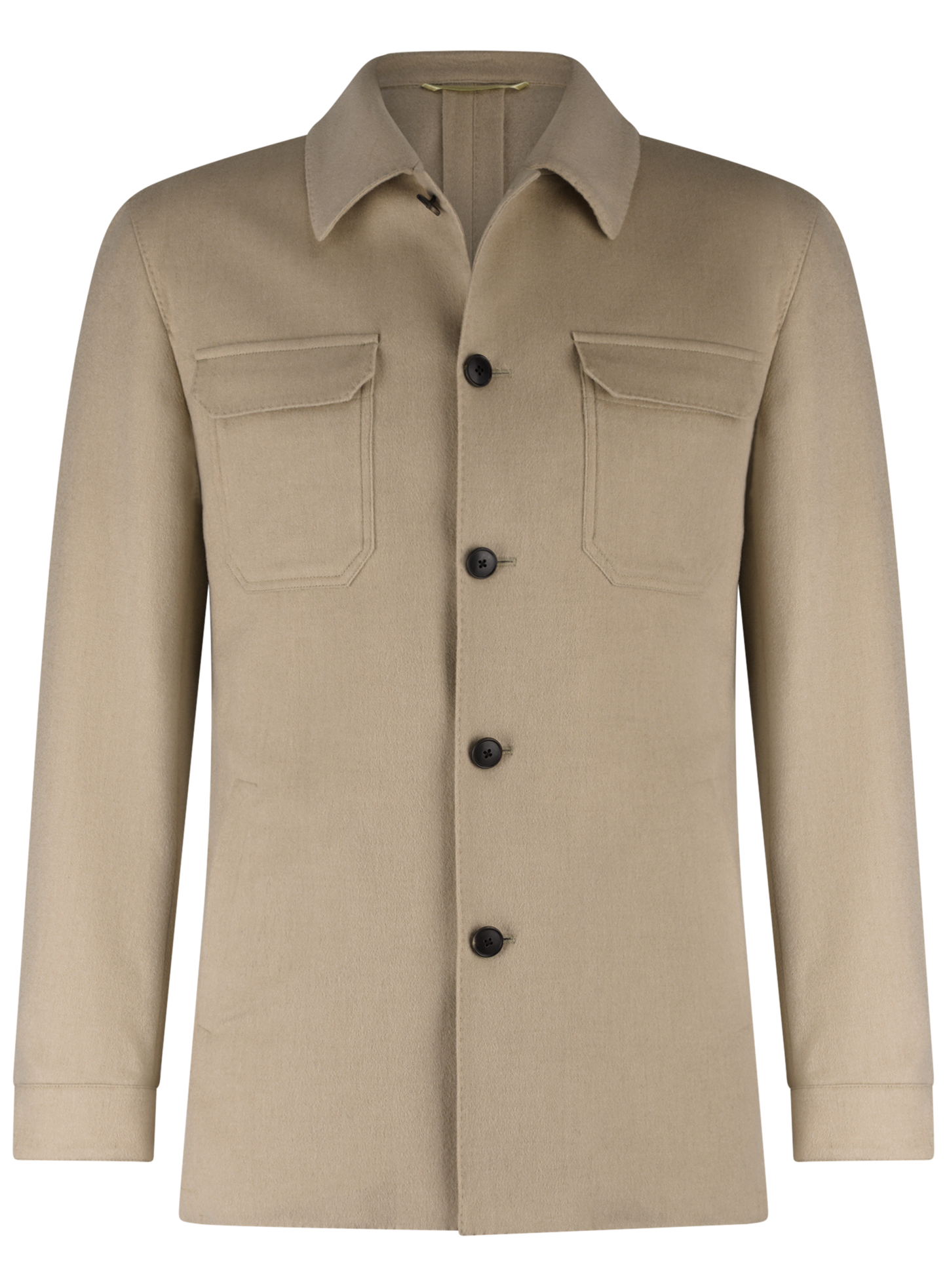 Overshirt van kameelhaar | Beige