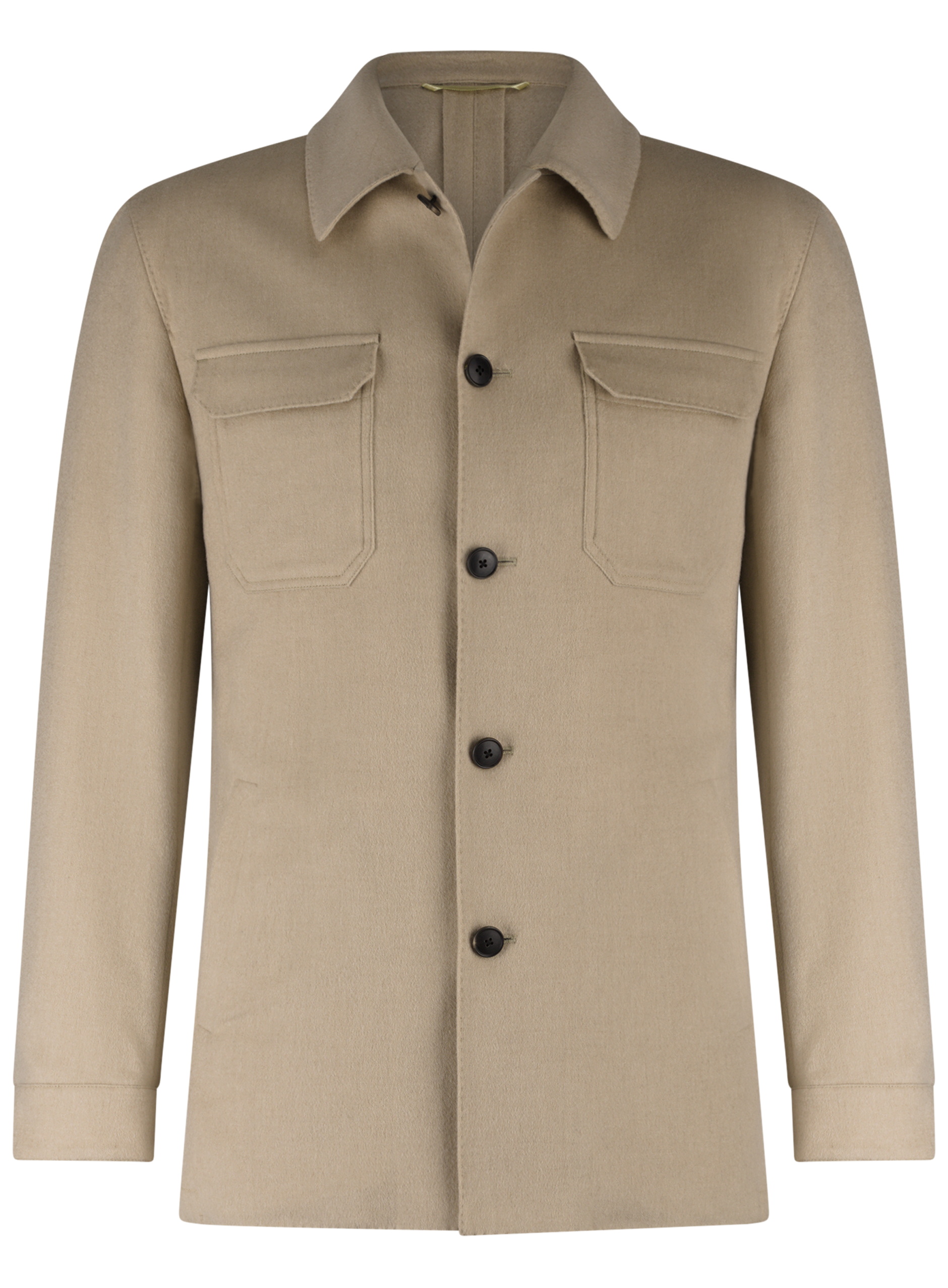 Overshirt van kameelhaar | Beige