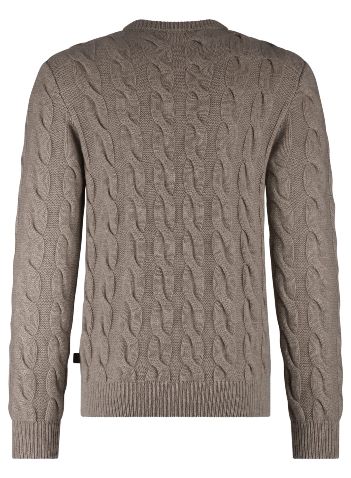 Kabelgebreide trui van cashmere | Beige