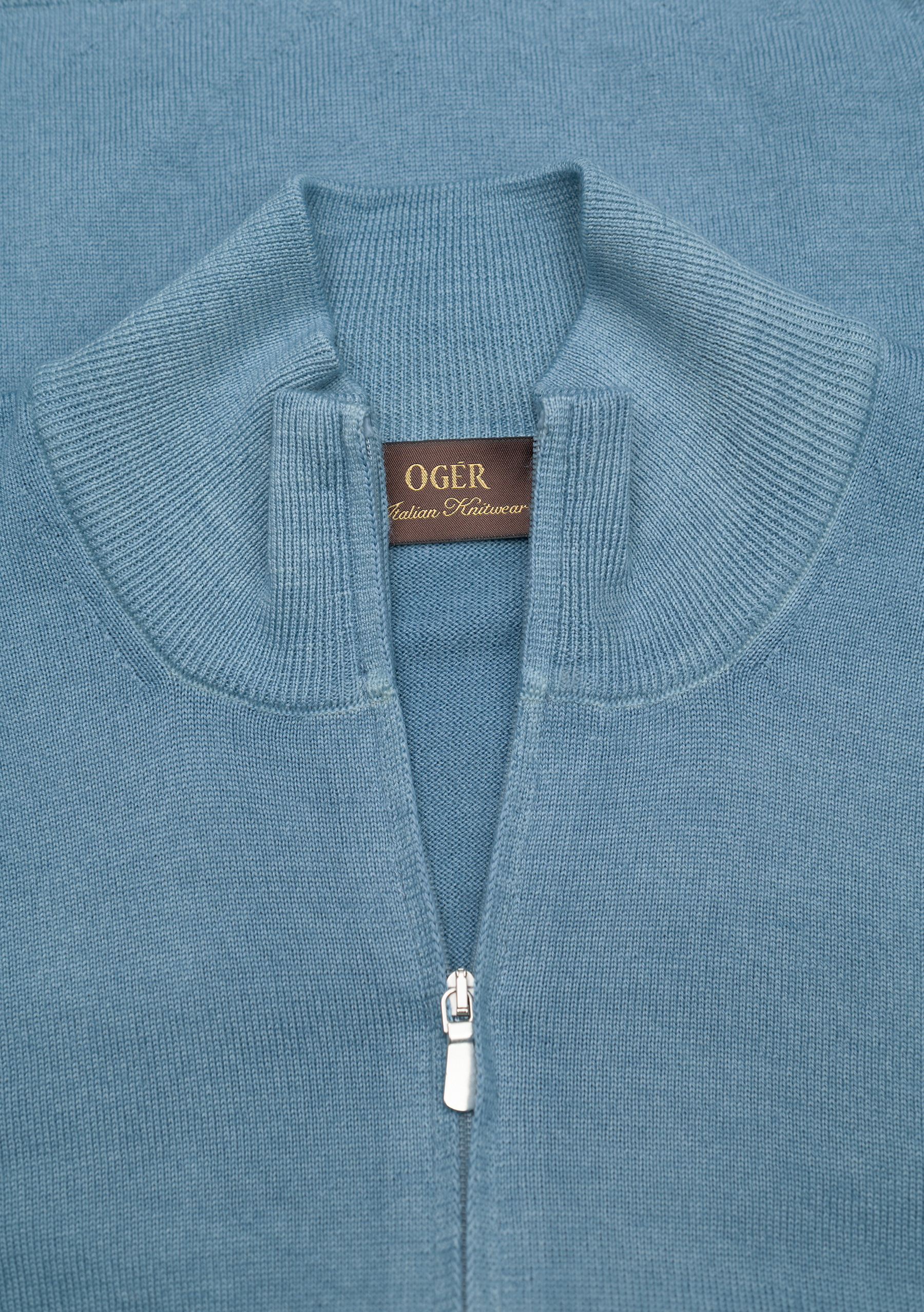 Virgin wollen ritsvest | FULL_WIDTH | L.Blauw