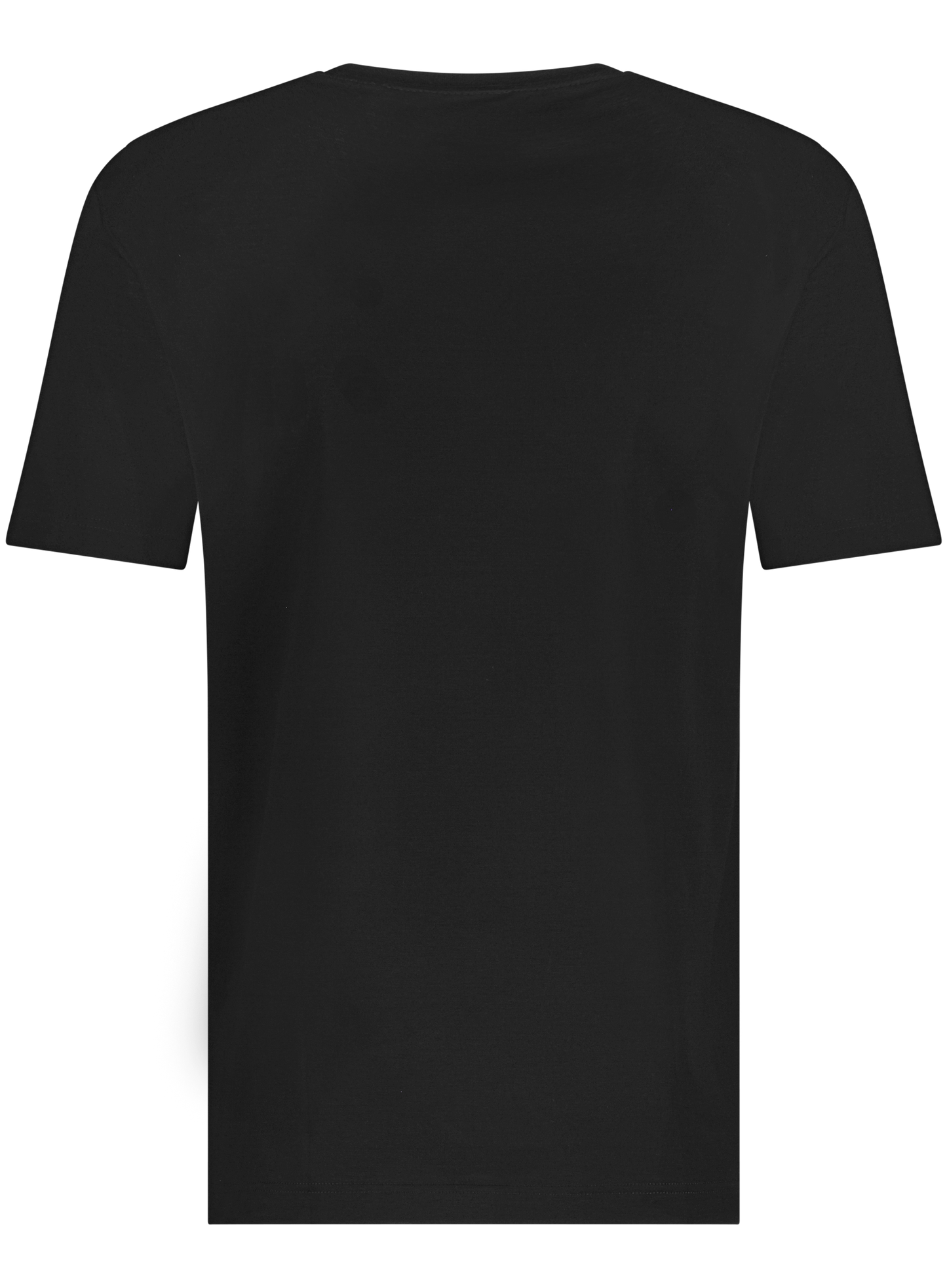 T-shirt van katoen | Zwart
