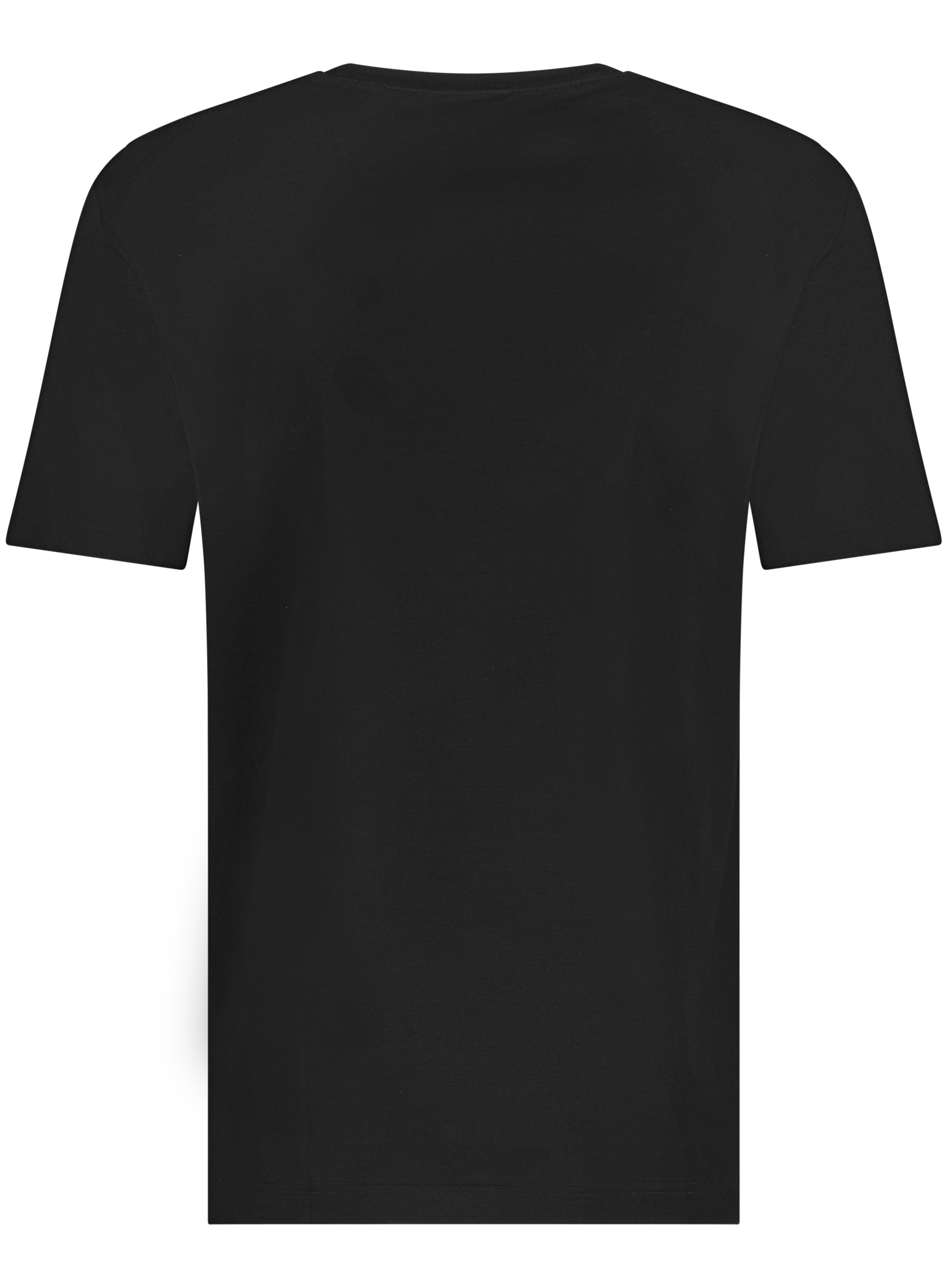 T-shirt van katoen | Zwart