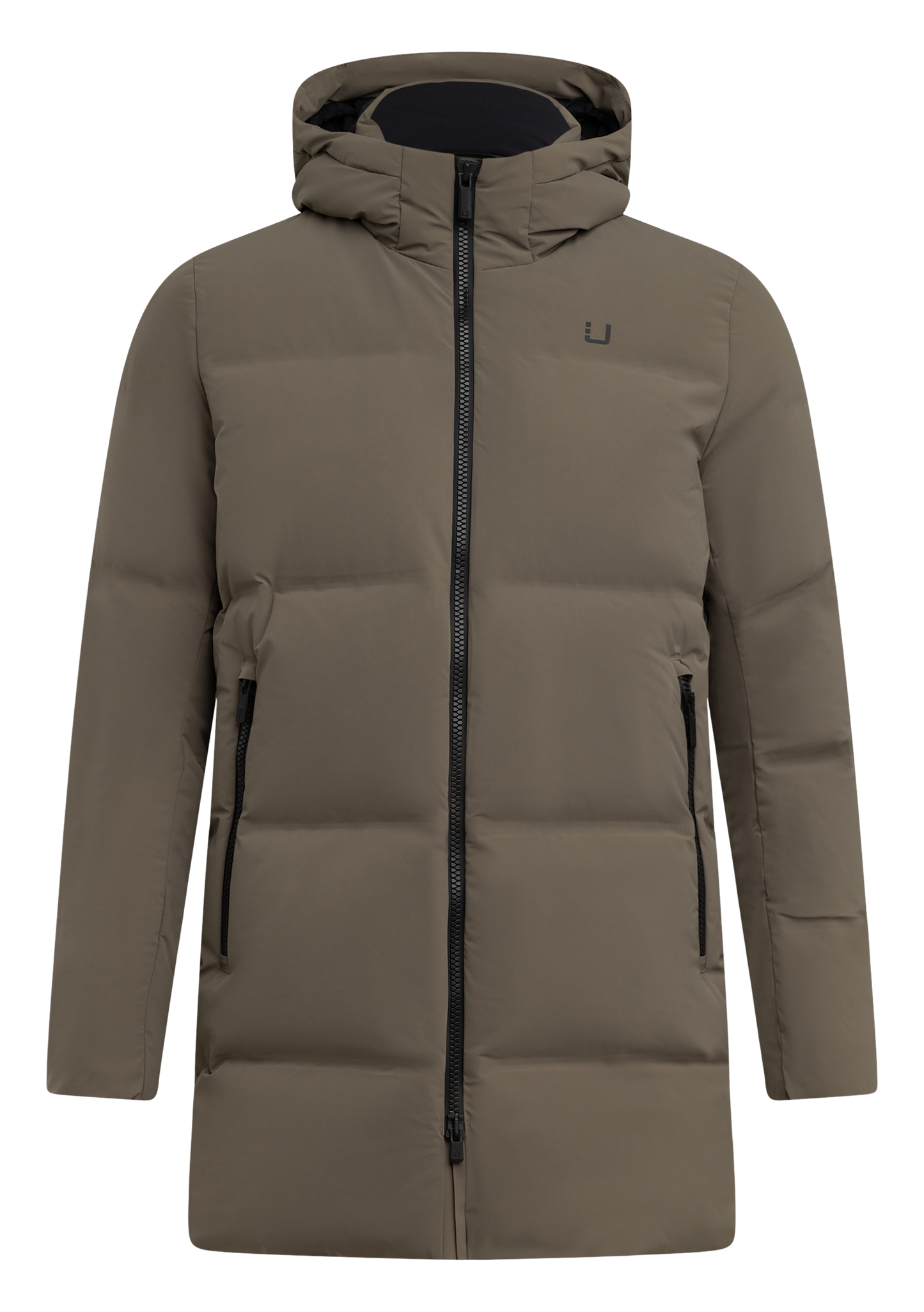 Gewatteerde parka | Beige