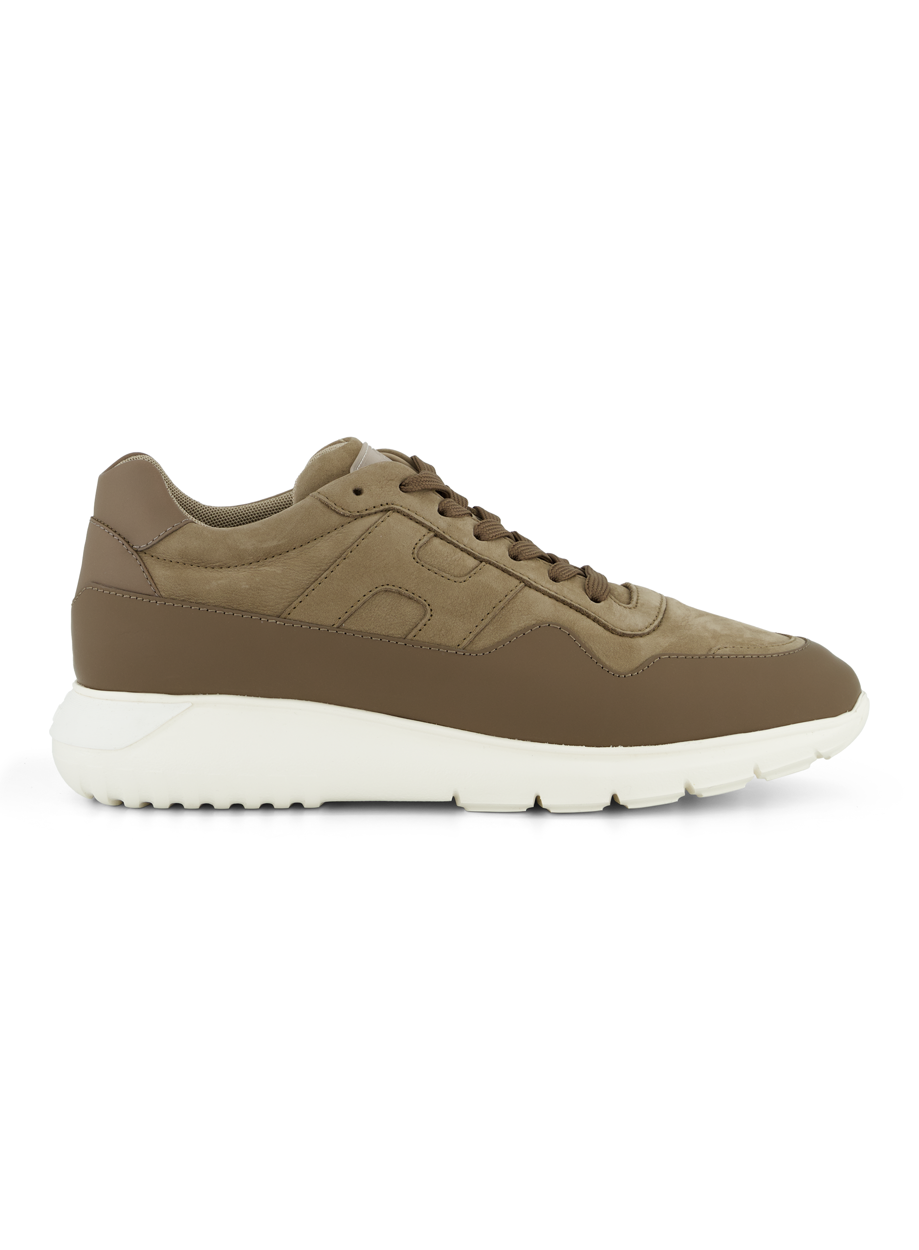 Interactive³ sneaker van leer | Beige