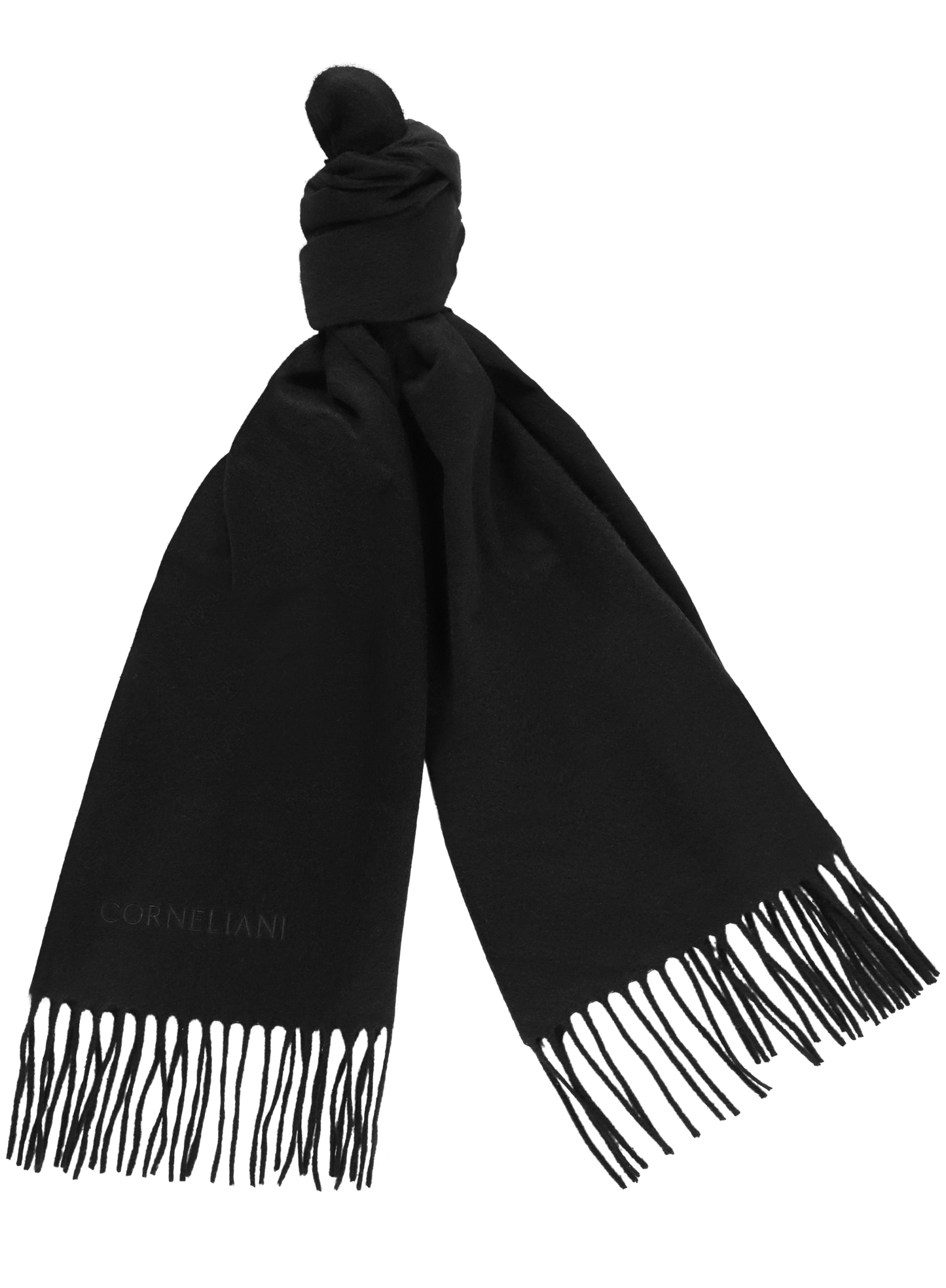 Shawl van cashmere | Zwart