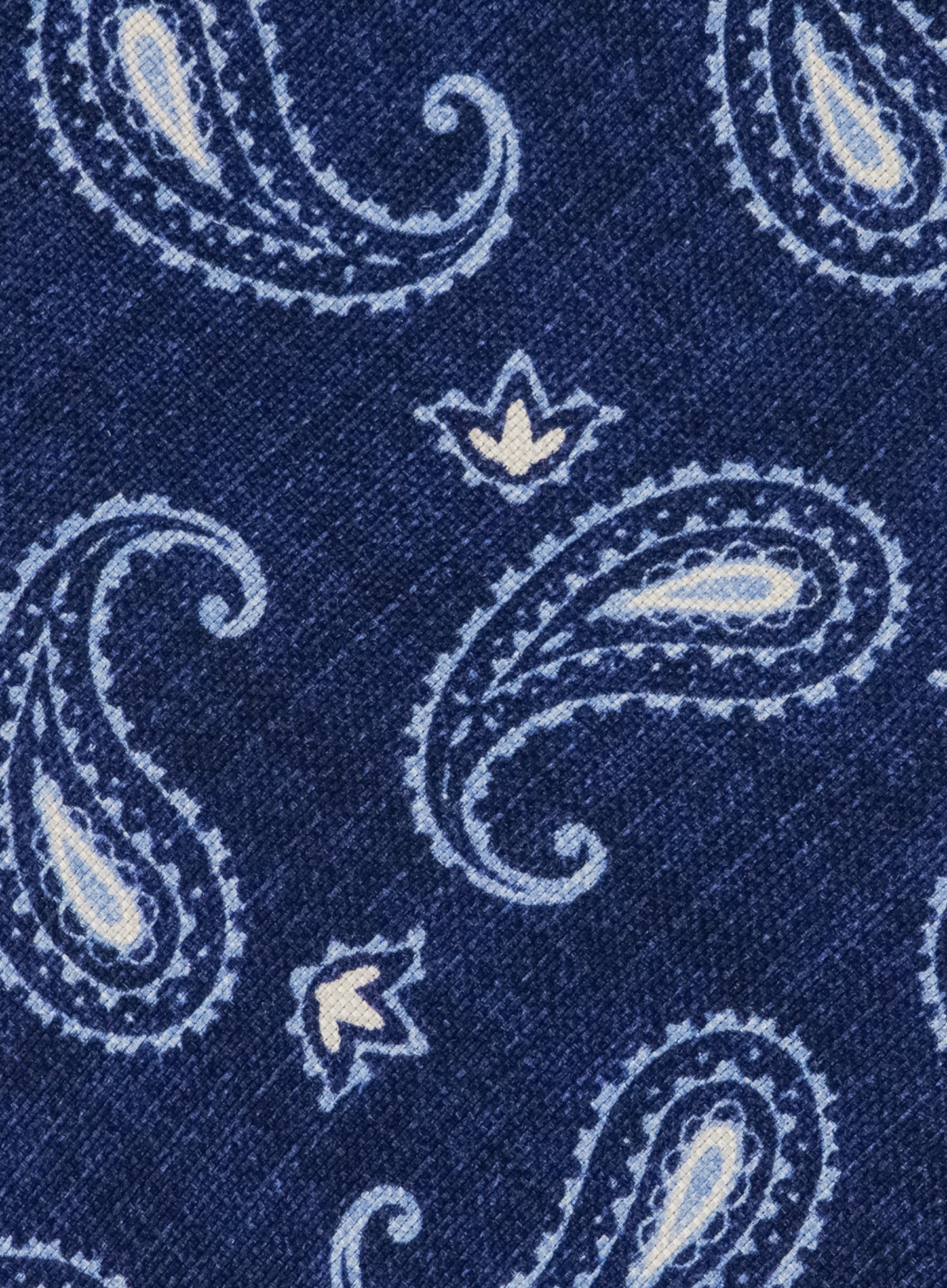 Paisley stropdas van zijde | BLUE NAVY