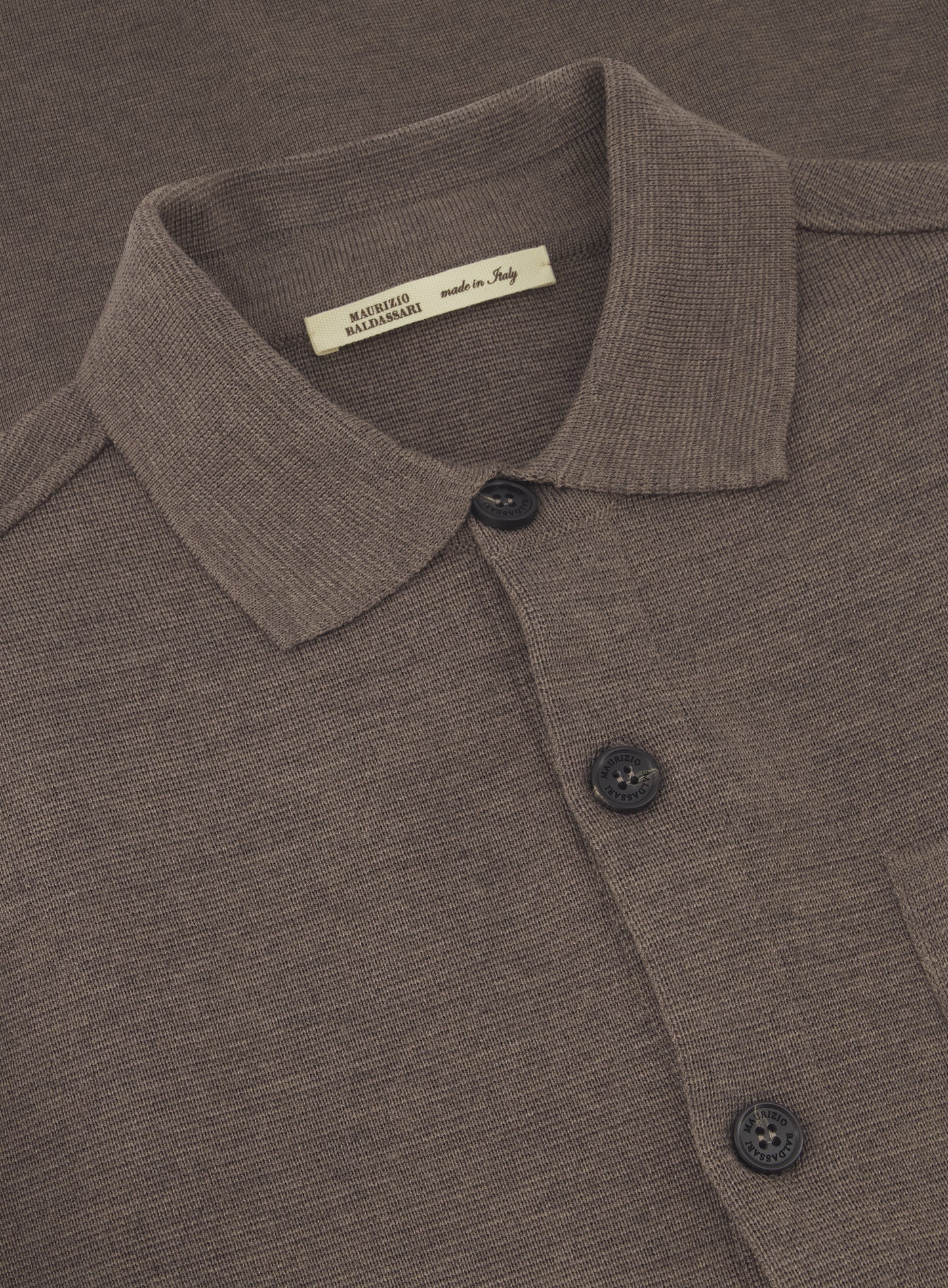 Overshirt van scheerwol | TAUPE