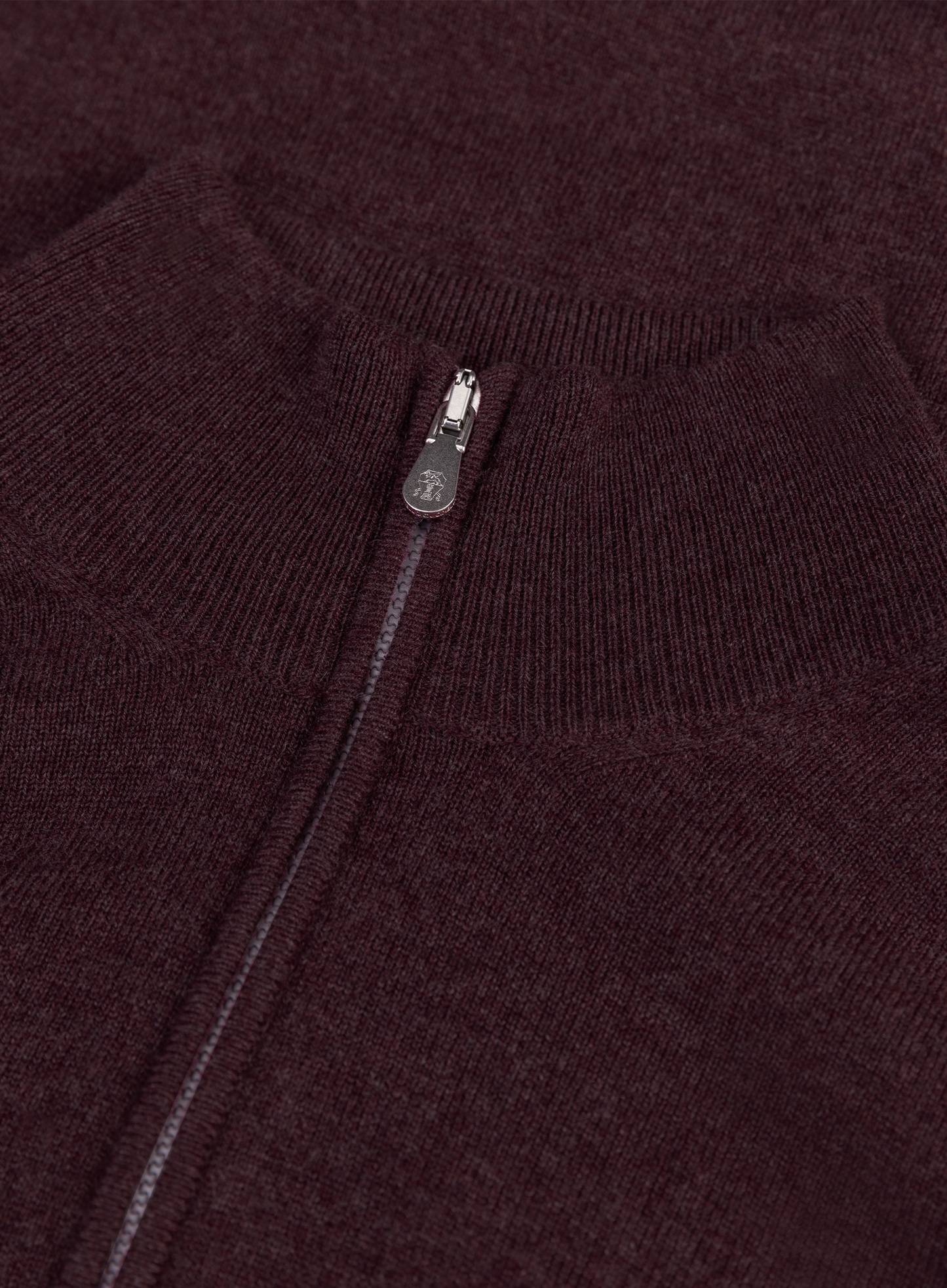 Half-zip ritsvest van cashmere | FULL_WIDTH | DARK BORDEAUX