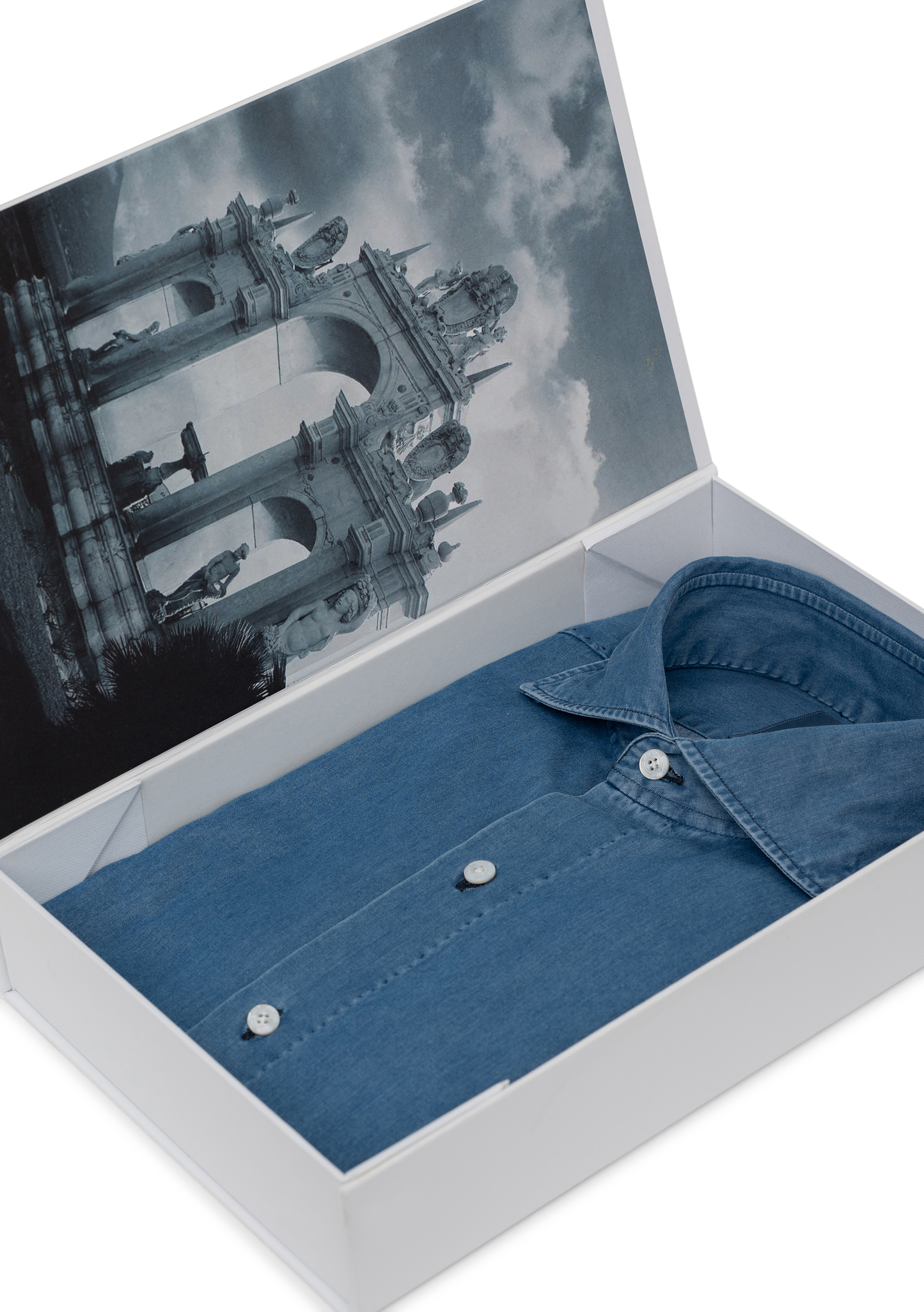 Denim shirt van katoen | LGHT BLUE DENIM